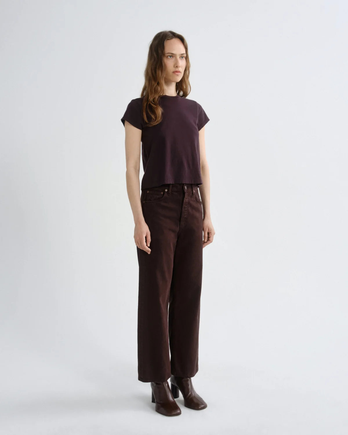 REN HIGH RISE STRAIGHT - SLOE BERRY