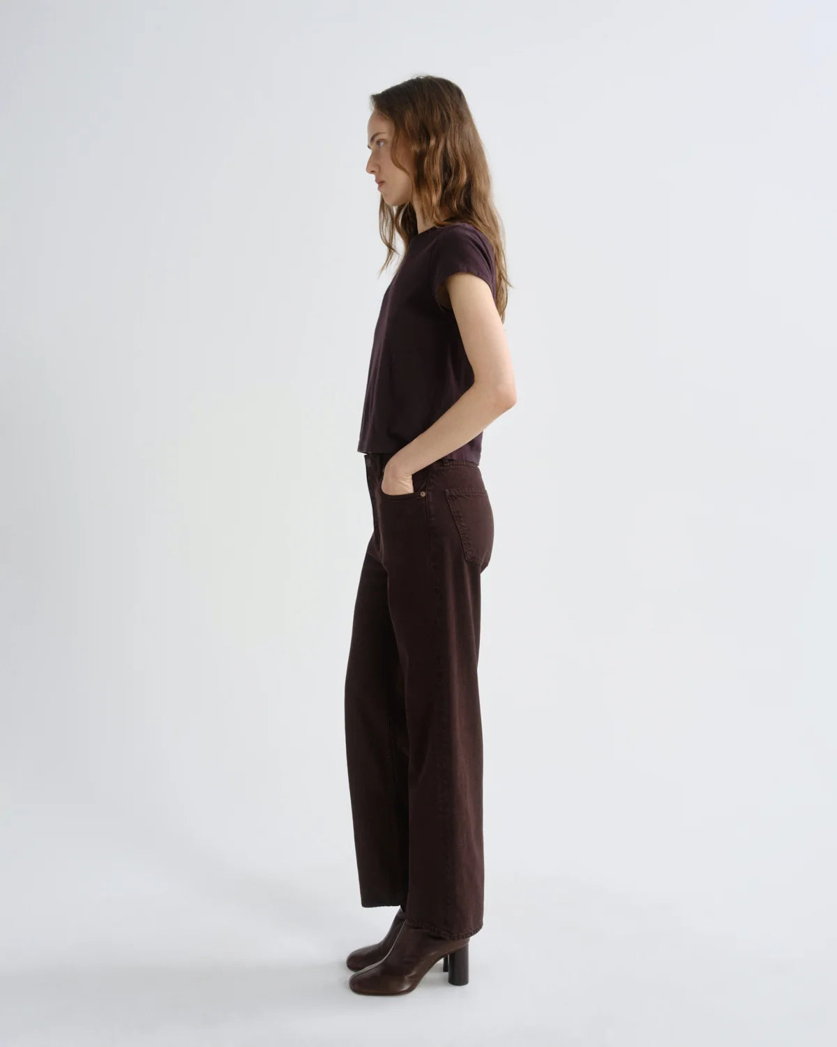 REN HIGH RISE STRAIGHT - SLOE BERRY