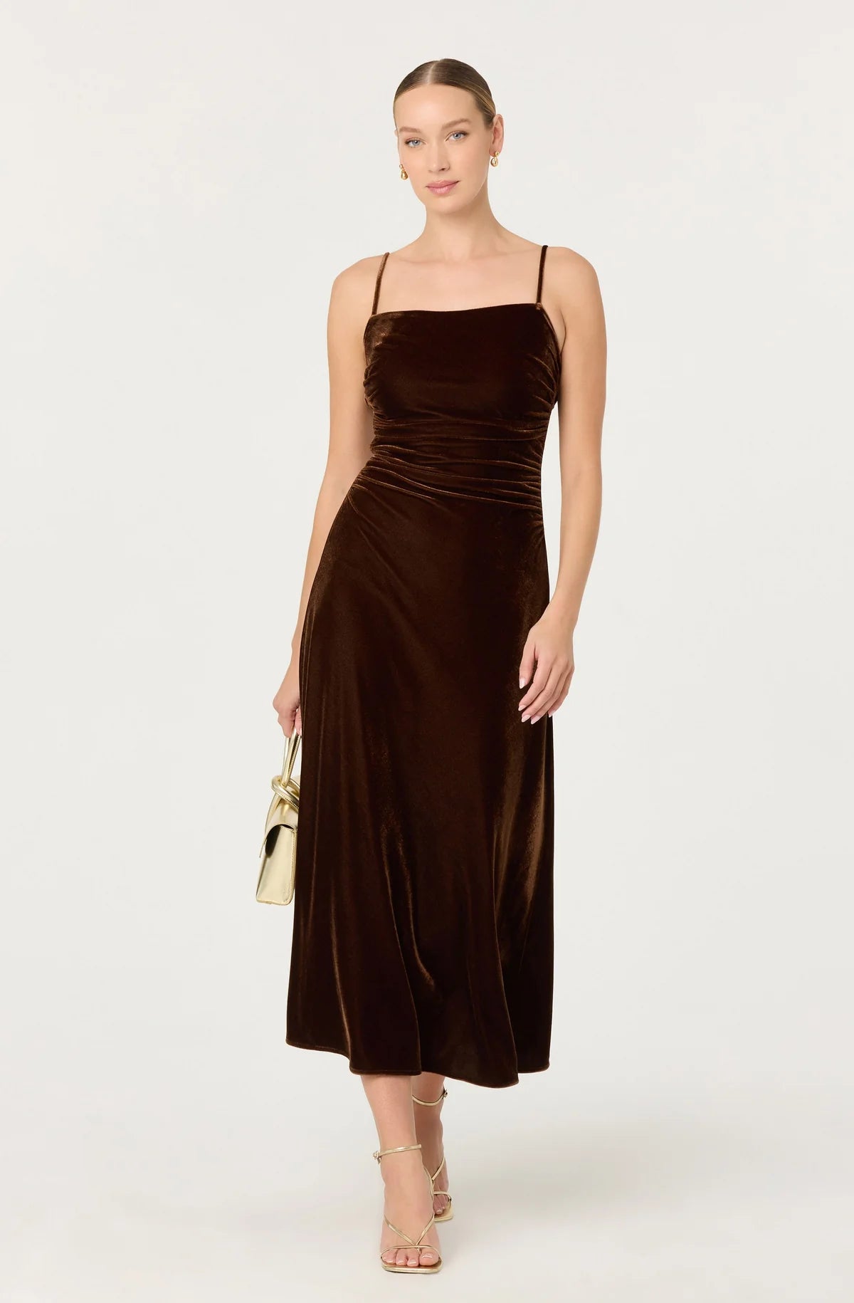 VALERY DRESS - BROWN