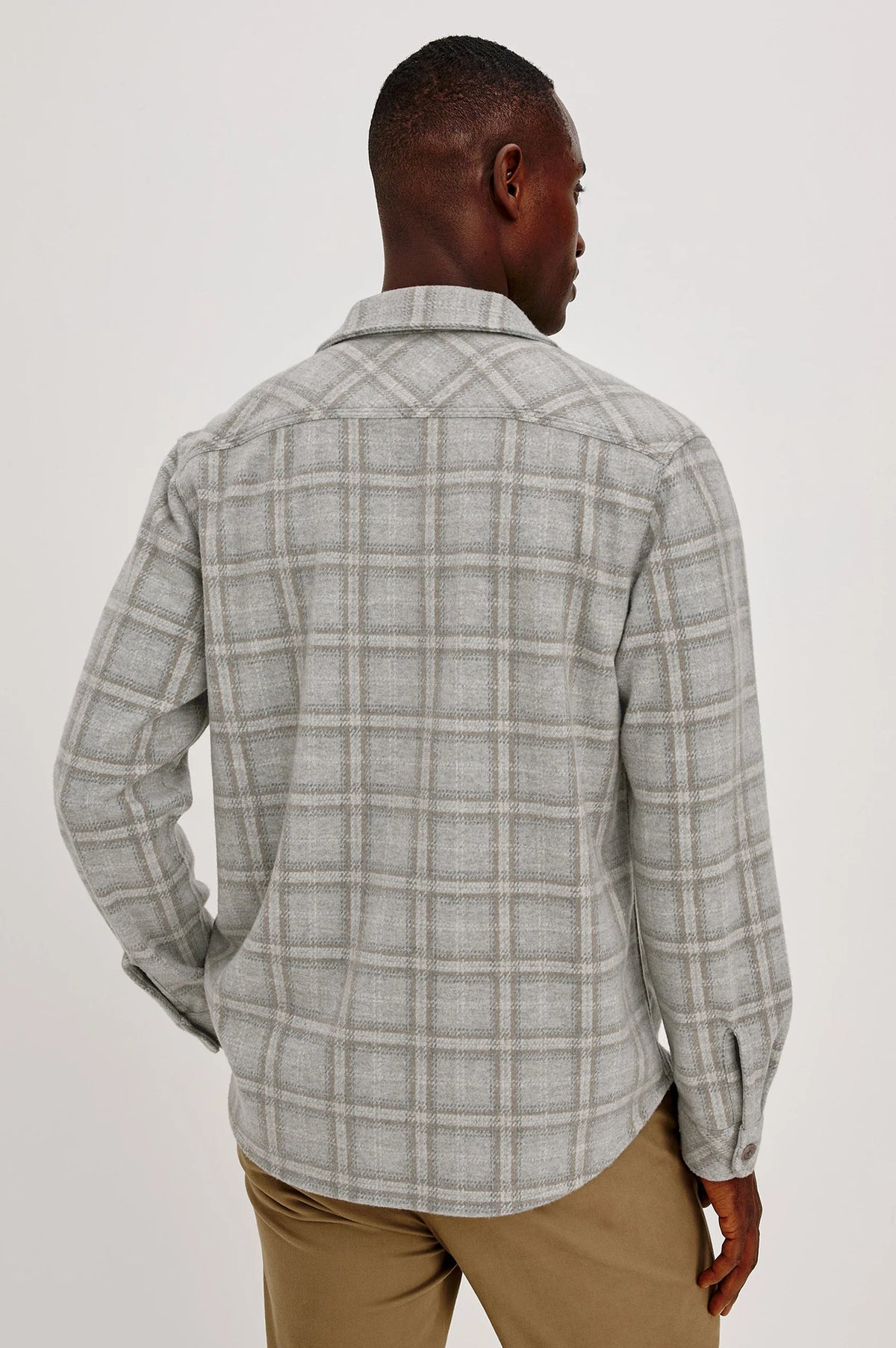 ALDER OVERSHIRT - QUARRY MIST HEATHER