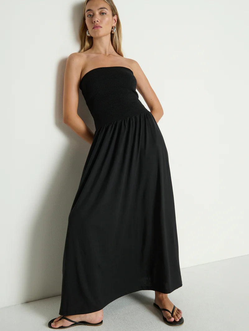 ANYA TUBE DRESS - JET BLACK