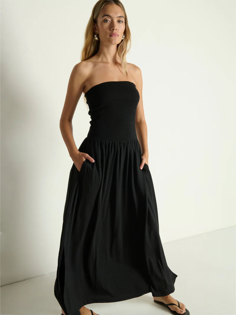 ANYA TUBE DRESS - JET BLACK