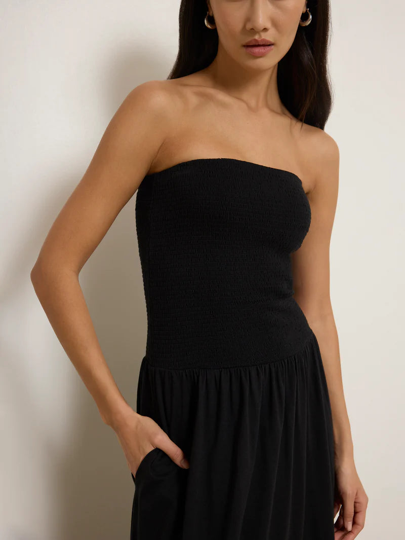 ANYA TUBE DRESS - JET BLACK