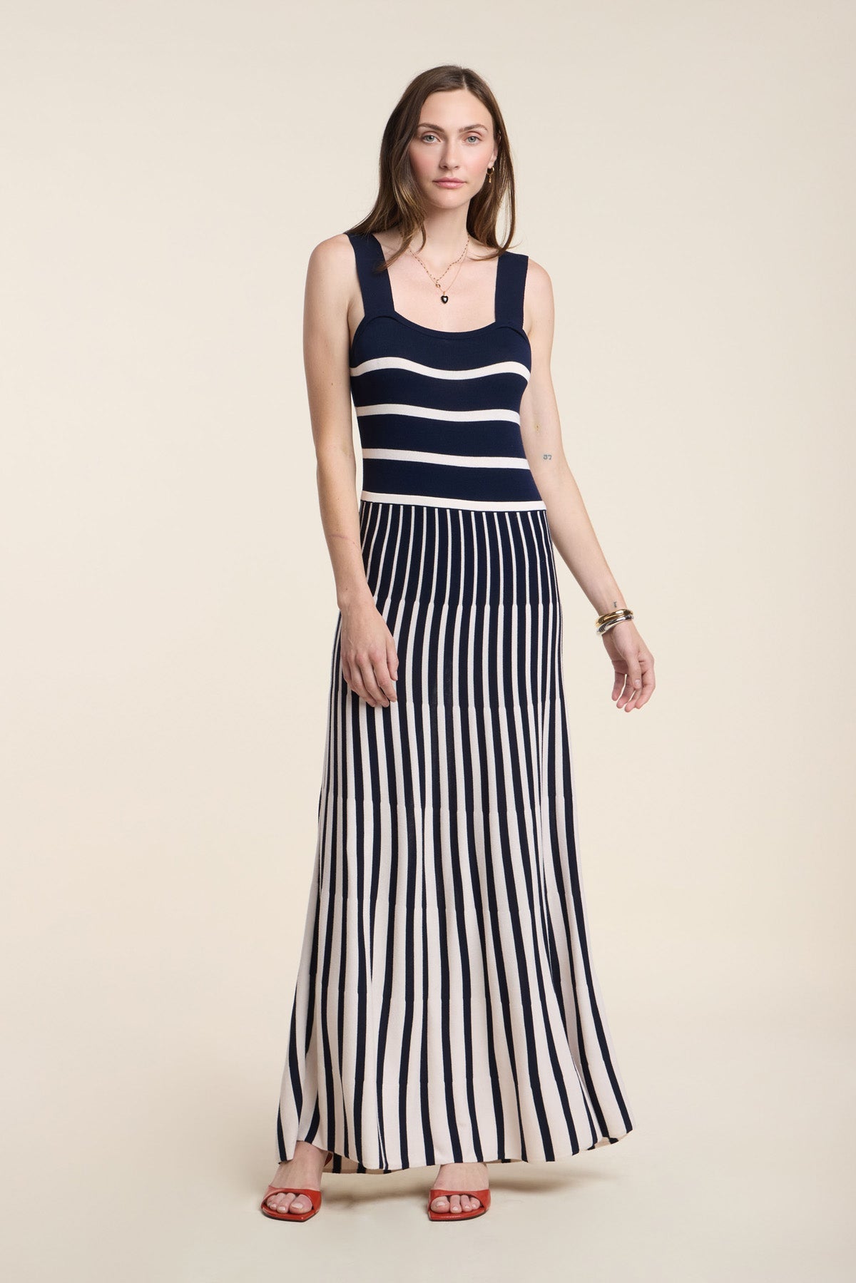 AVELINE DRESS - NAVY