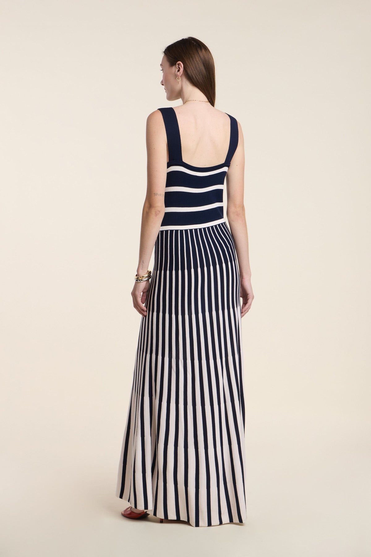 AVELINE DRESS - NAVY