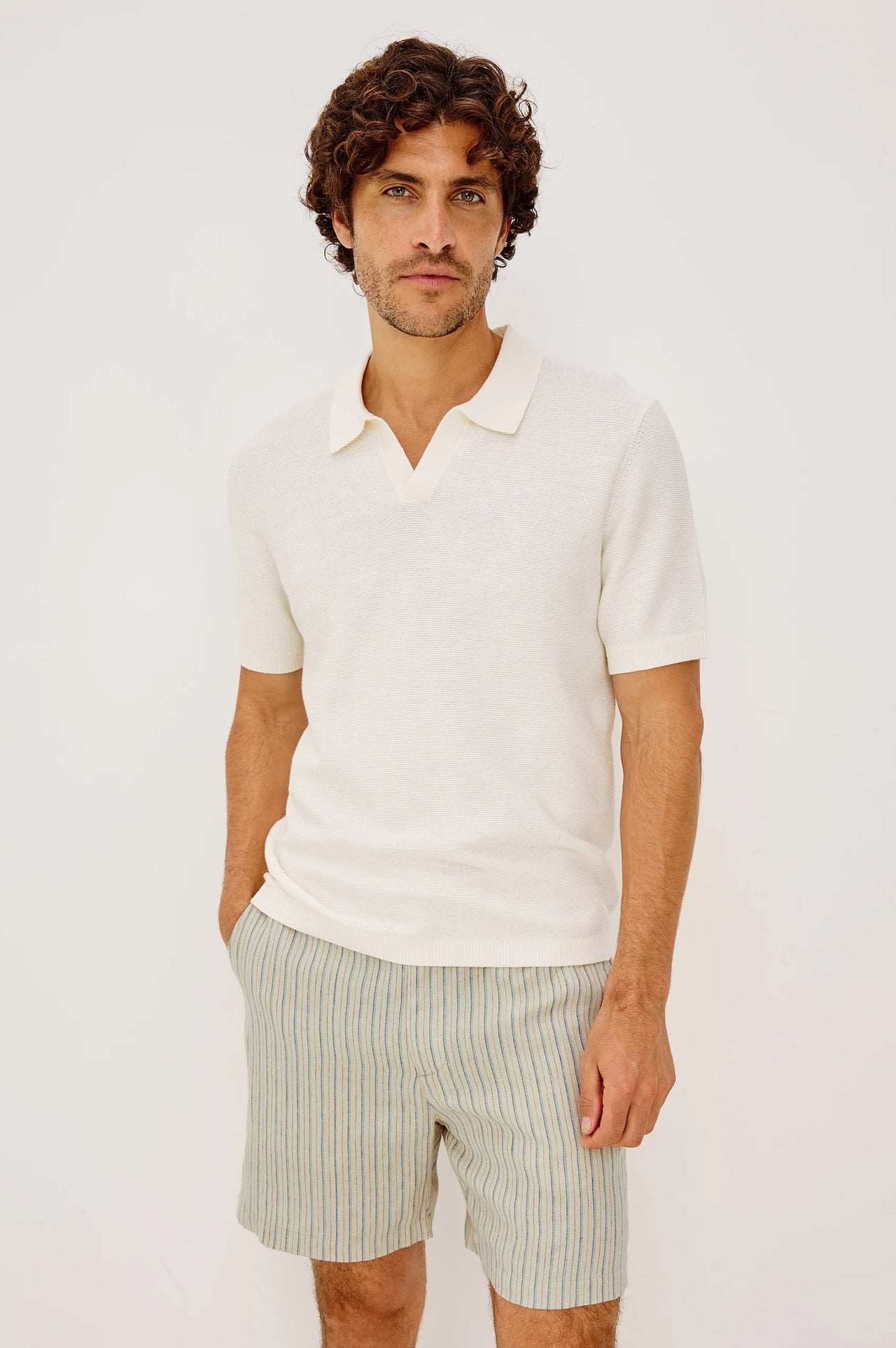 BAKER POLO - IVORY