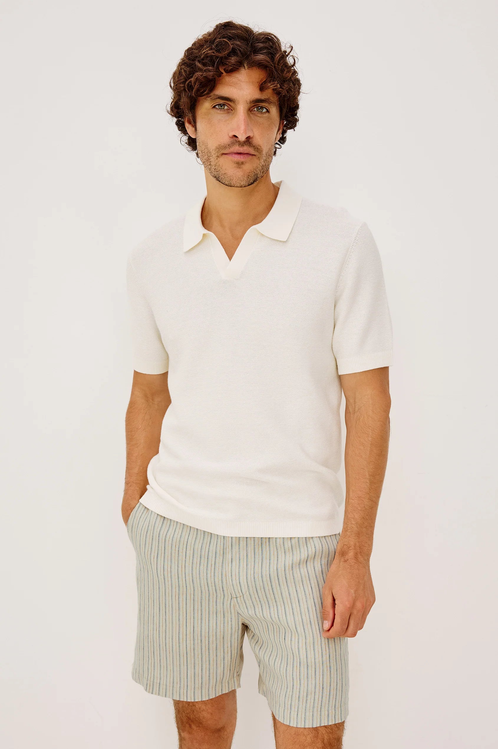 BAKER POLO - IVORY