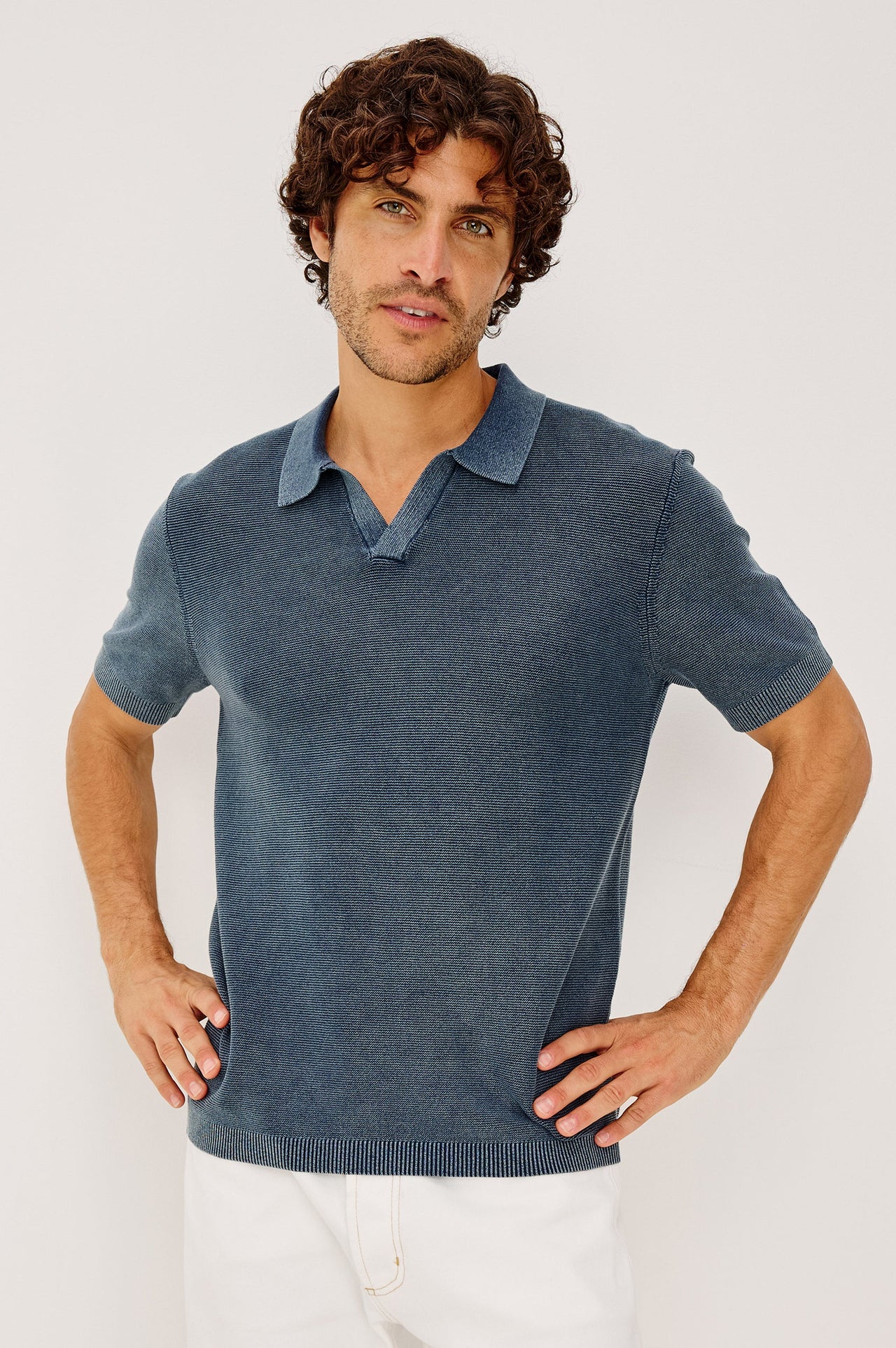 BAKER POLO - SUNWASHED NAVY