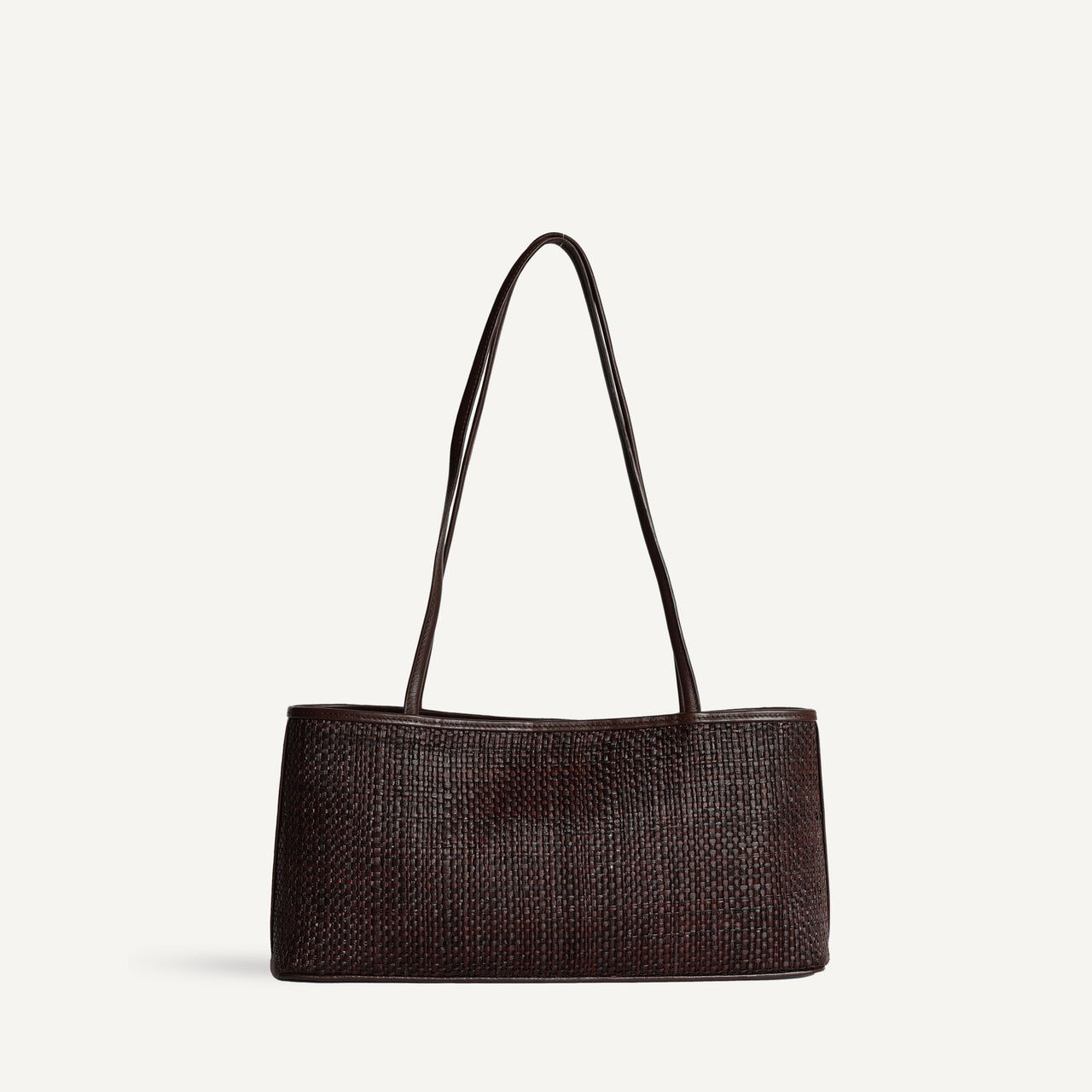 NAOMI BAG - RAFFIA BROWN