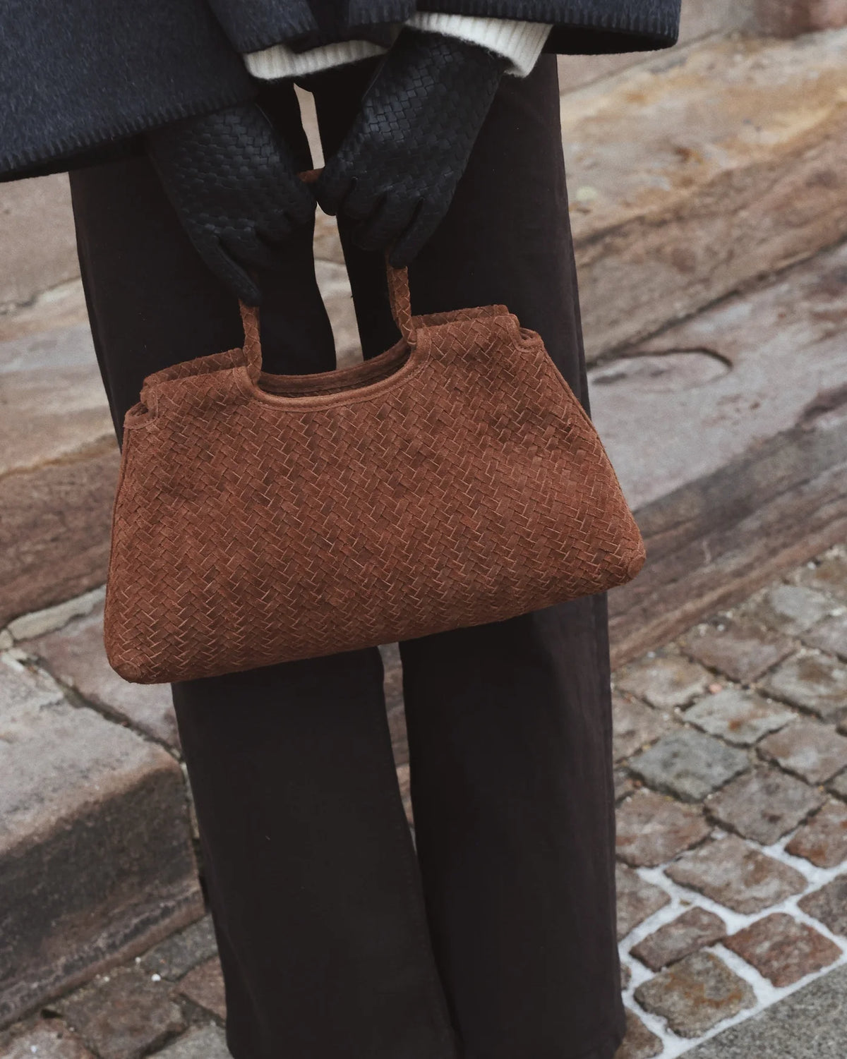 GABINE BAG - BROWN SUEDE