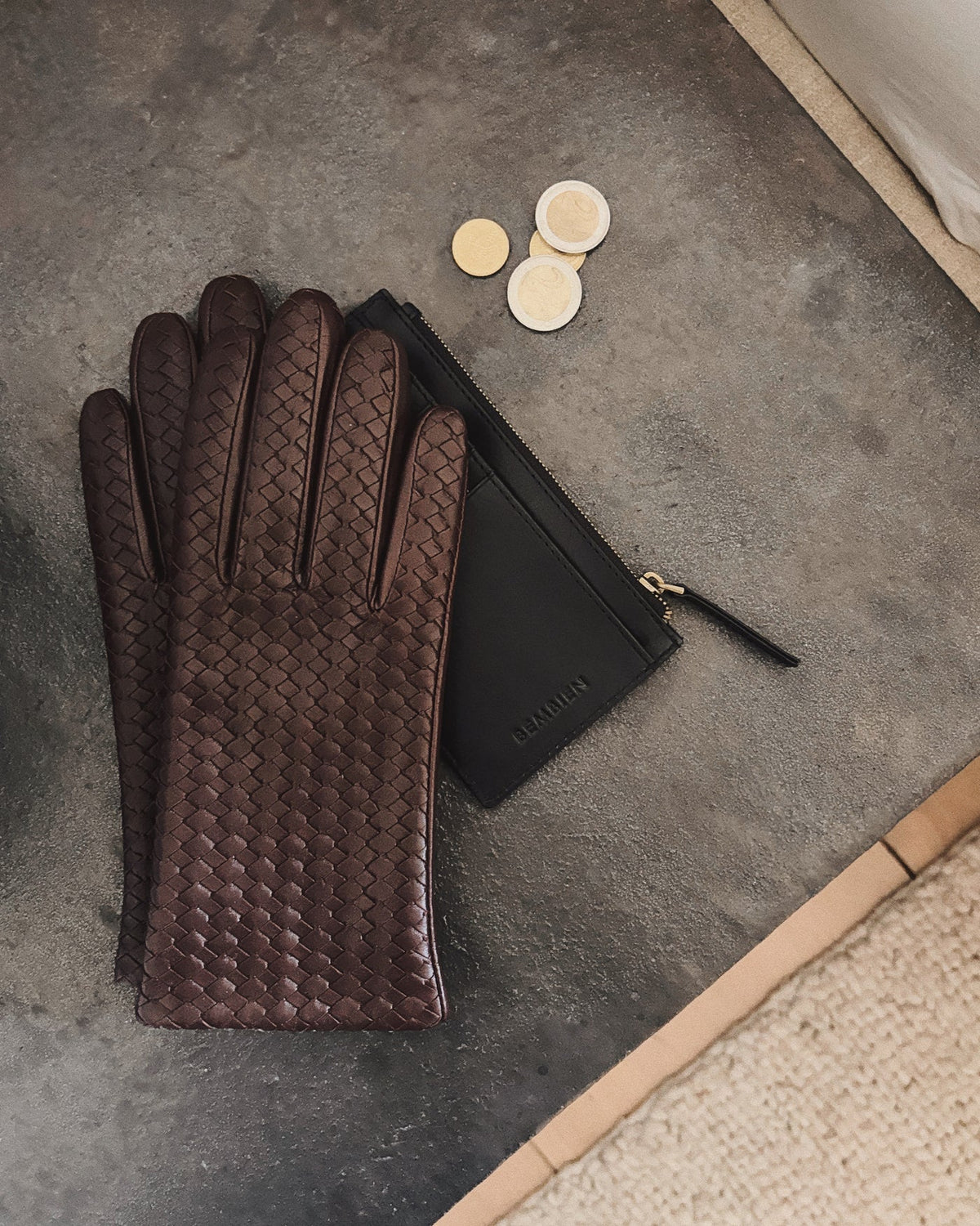 EMIL GLOVES - BROWN