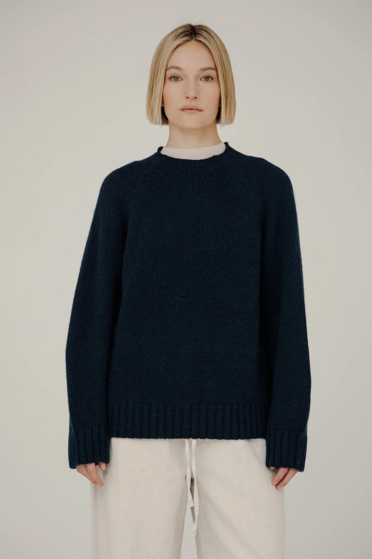 GIA SWEATER - NAVY