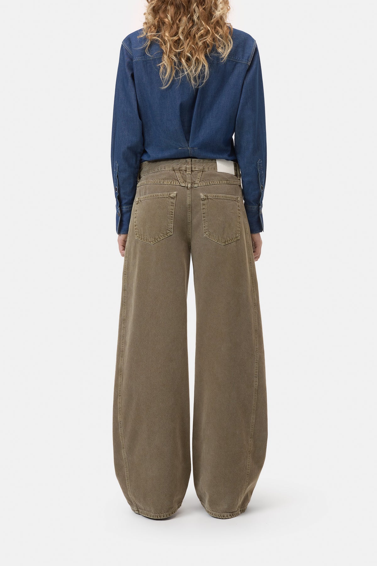 TORI-X BARREL JEAN - TOFFEE BROWN