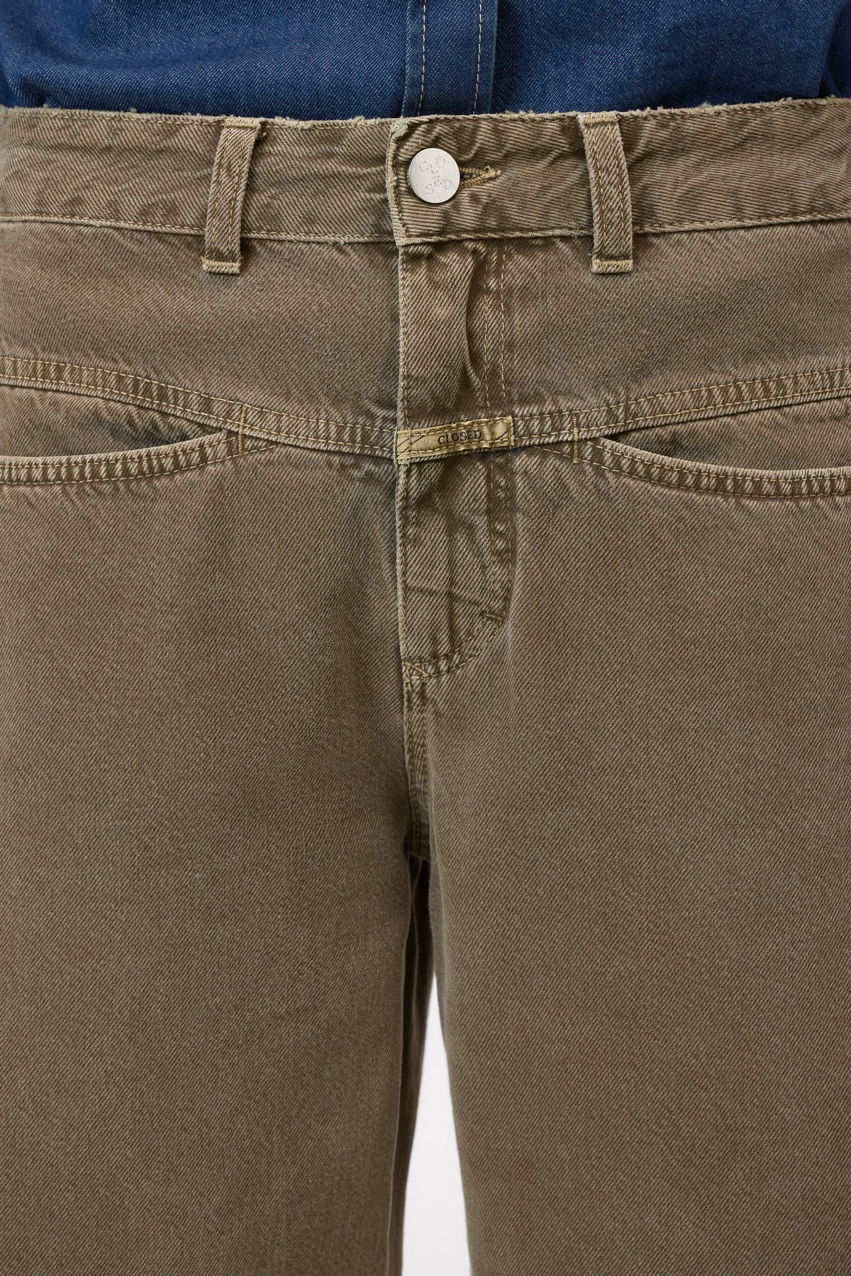 TORI-X BARREL JEAN - TOFFEE BROWN