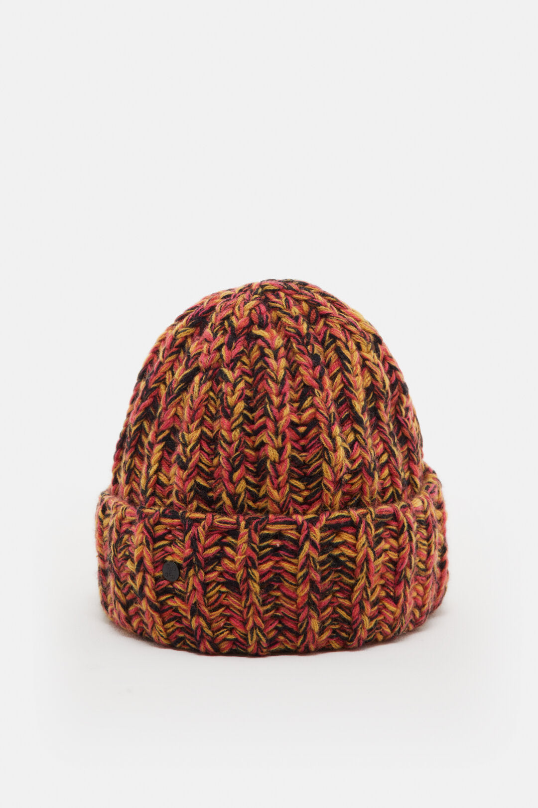 HAND KNIT BEANIE - EMBER RED