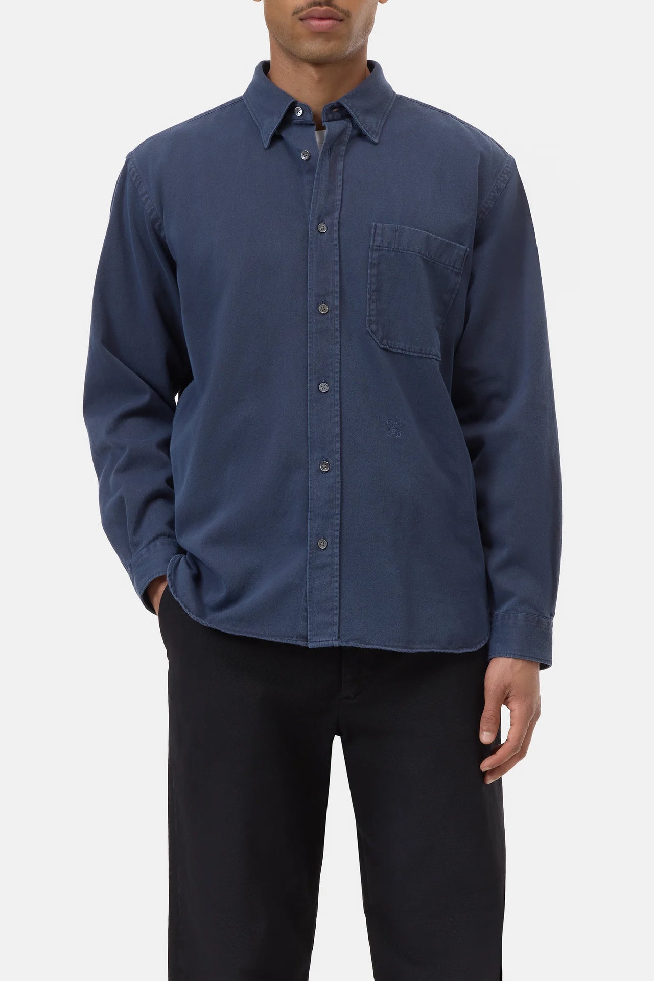 FORMAL ARMY SHIRT - INK BLUE