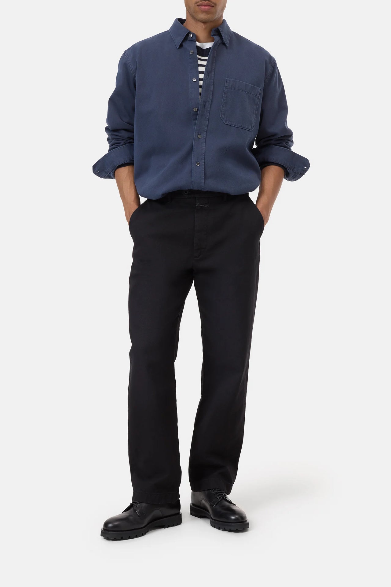 FORMAL ARMY SHIRT - INK BLUE