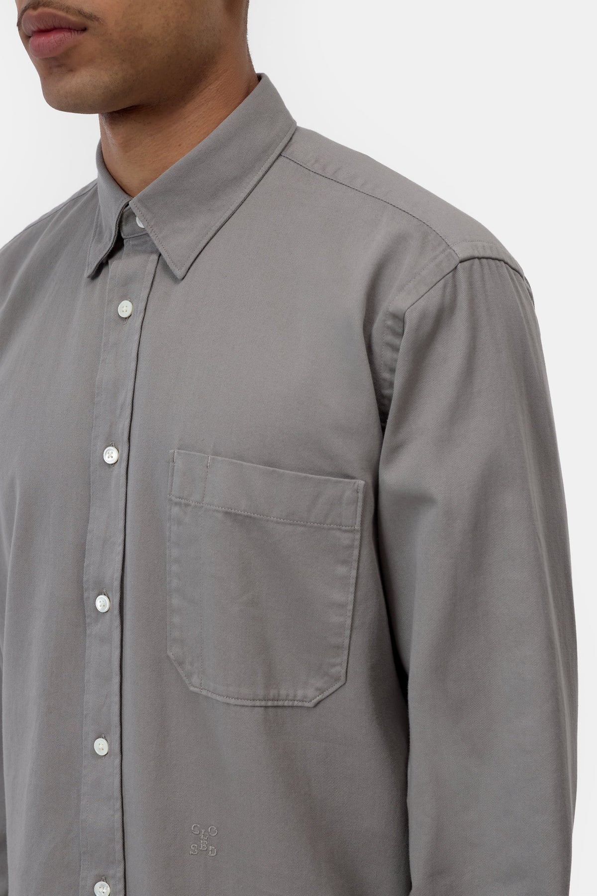 FORMAL ARMY SHIRT - ASH GREY