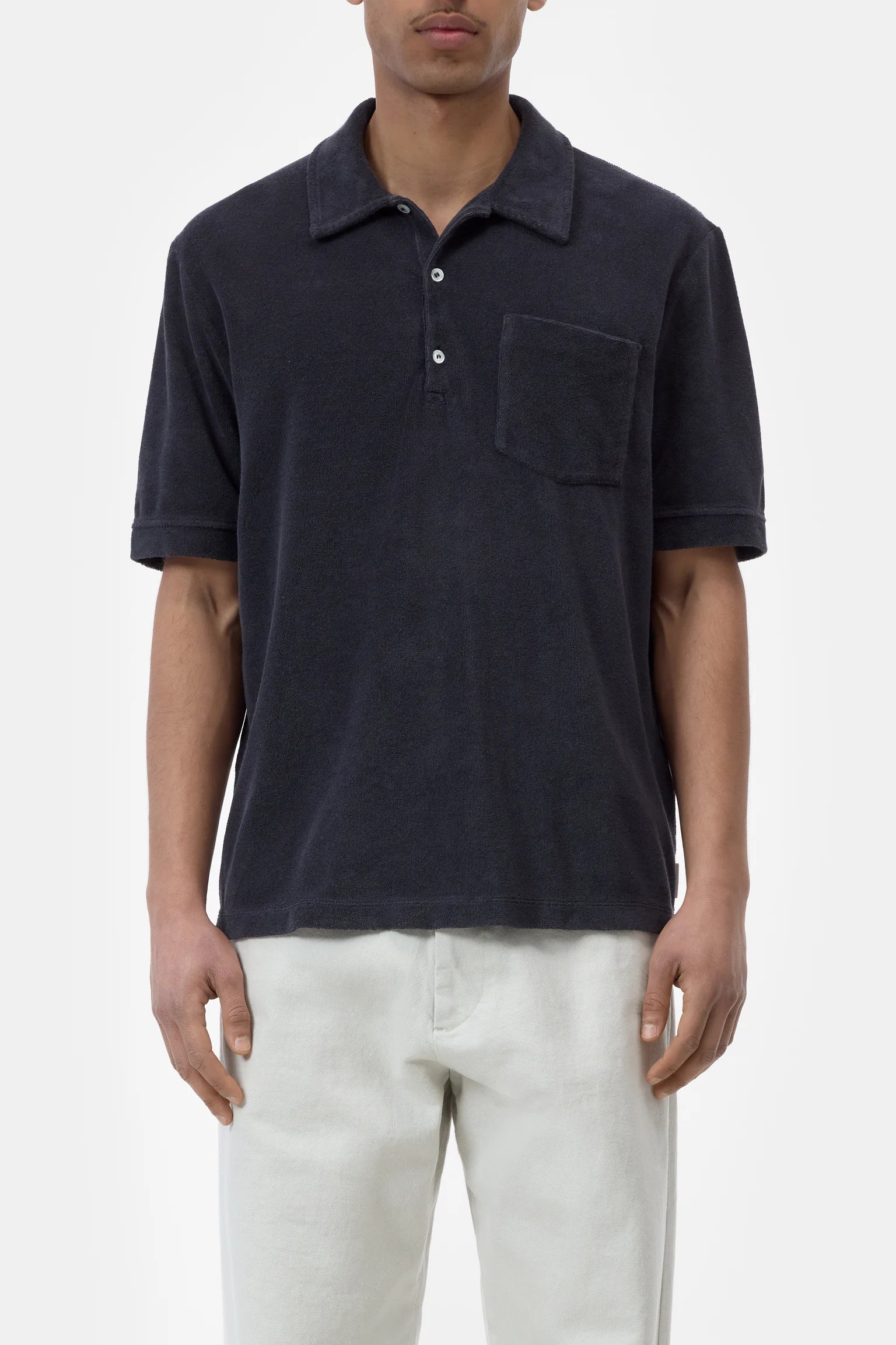 TERRY POLO - MAGMA BLACK