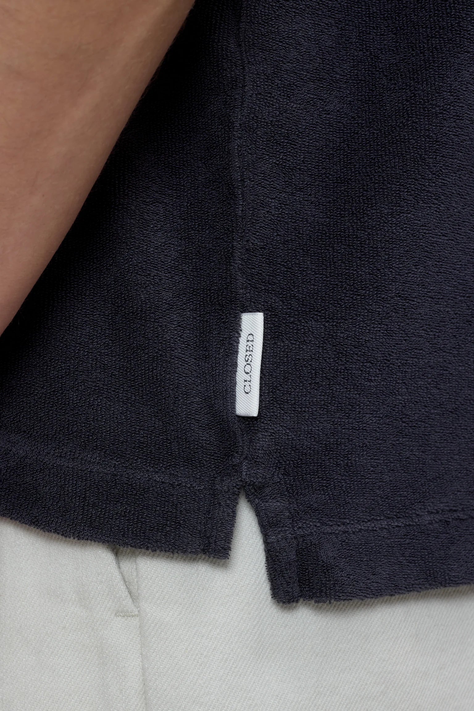 TERRY POLO - MAGMA BLACK