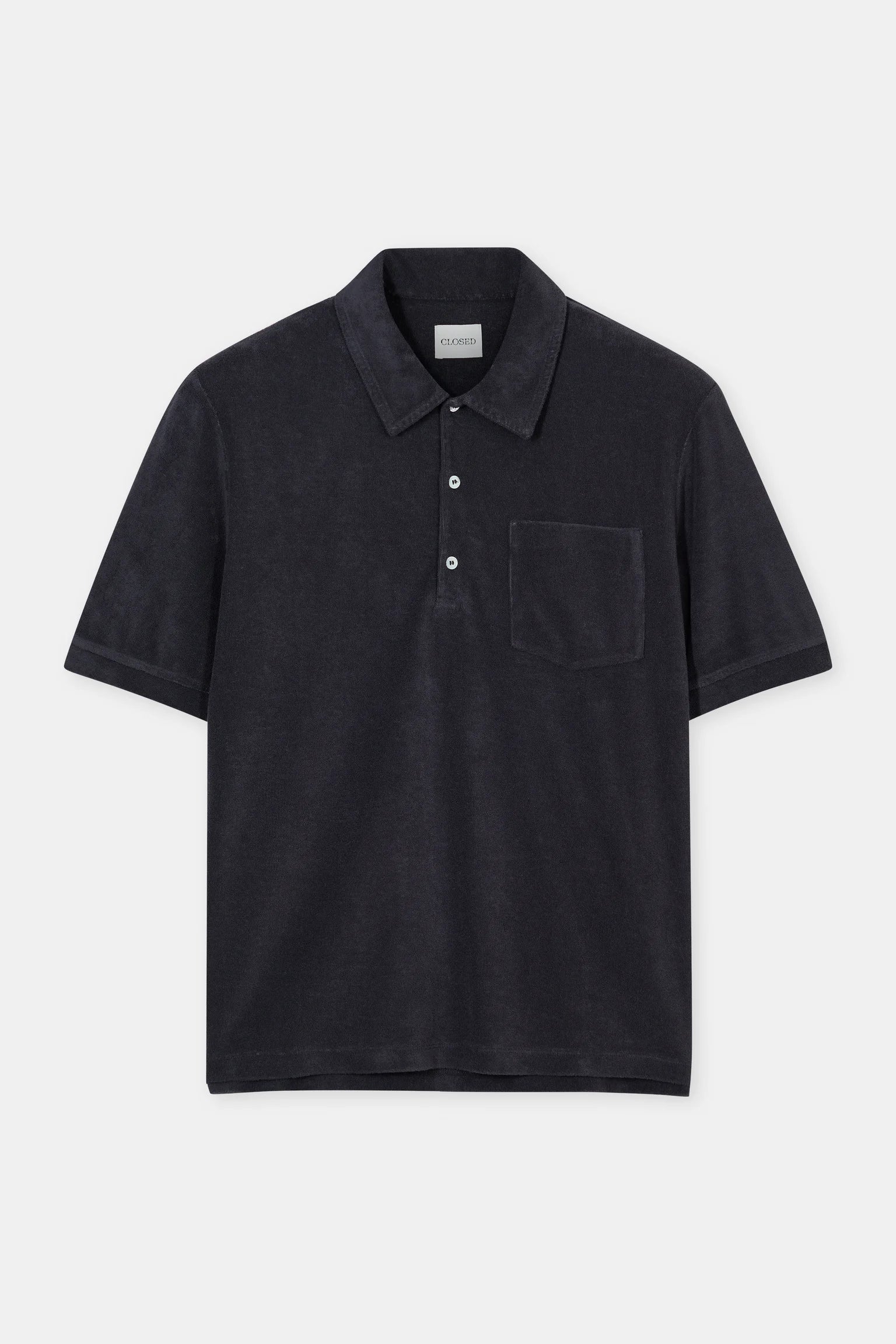 TERRY POLO - MAGMA BLACK