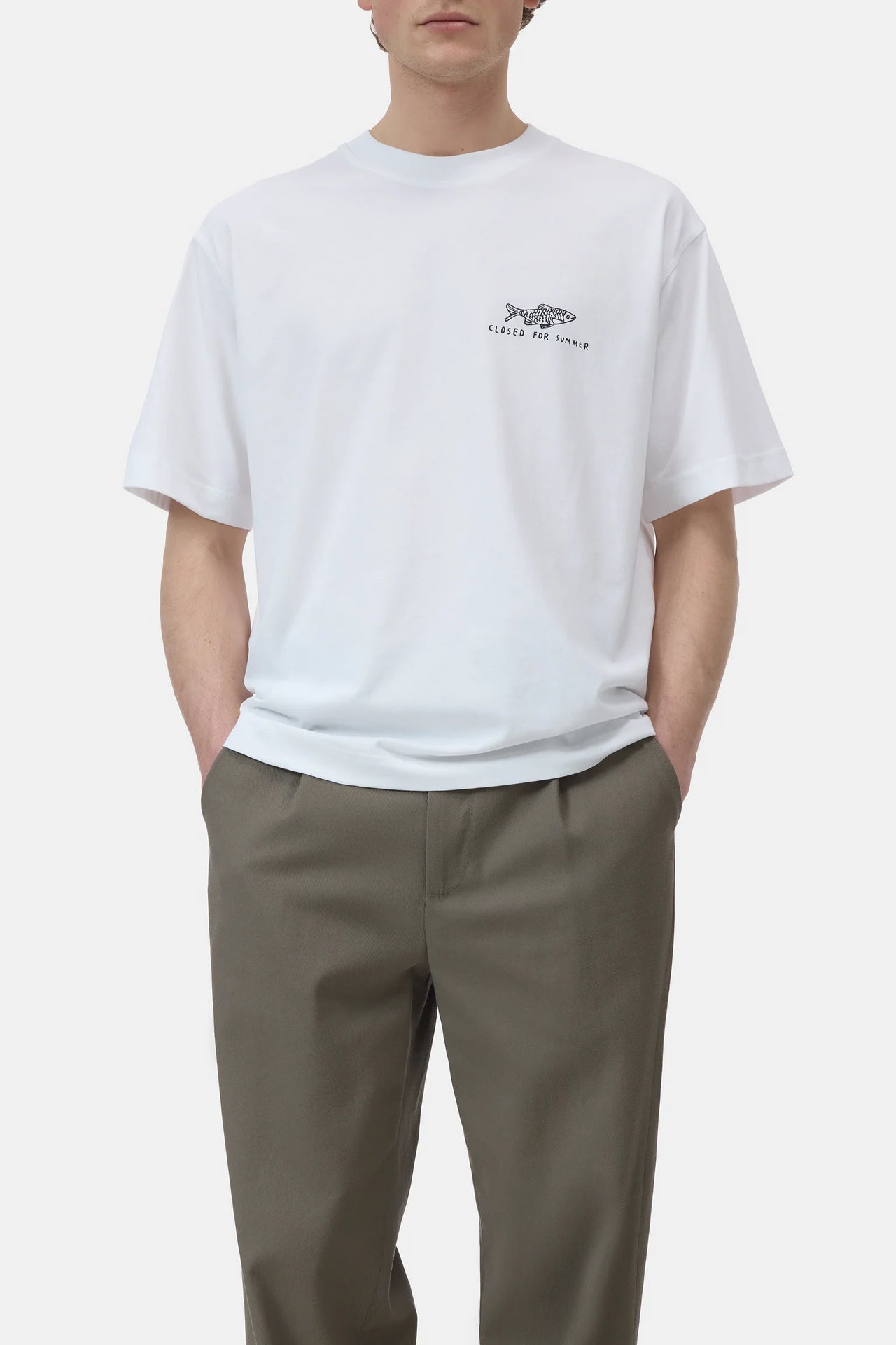 PRINTED TEE - WHITE
