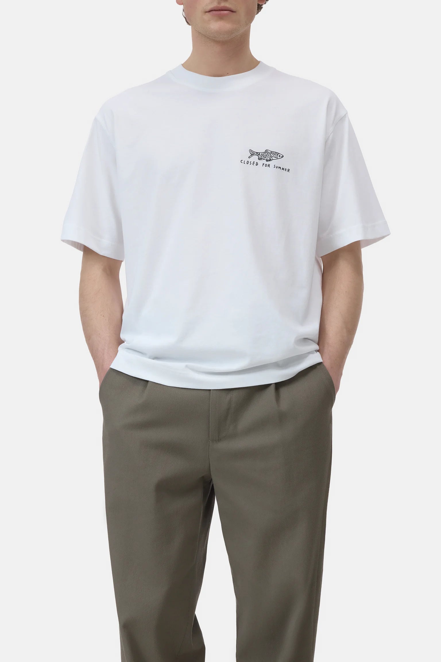 PRINTED TEE - WHITE