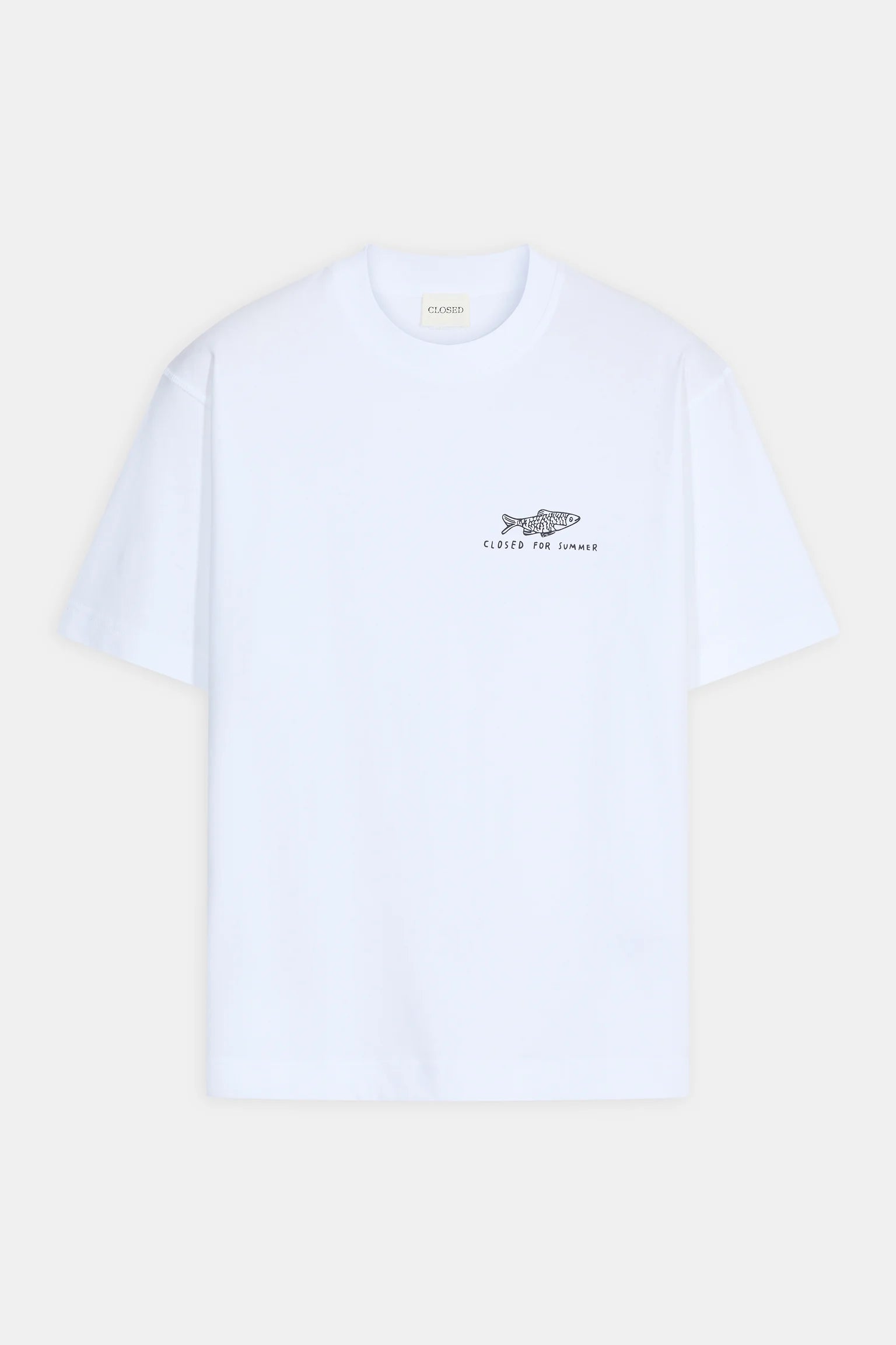 PRINTED TEE - WHITE