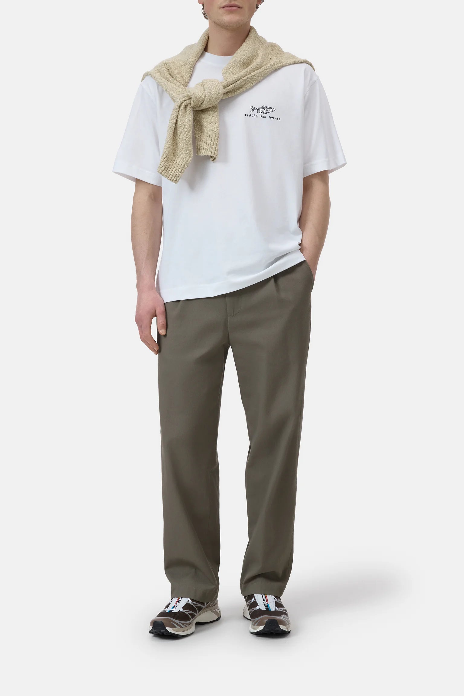 PRINTED TEE - WHITE