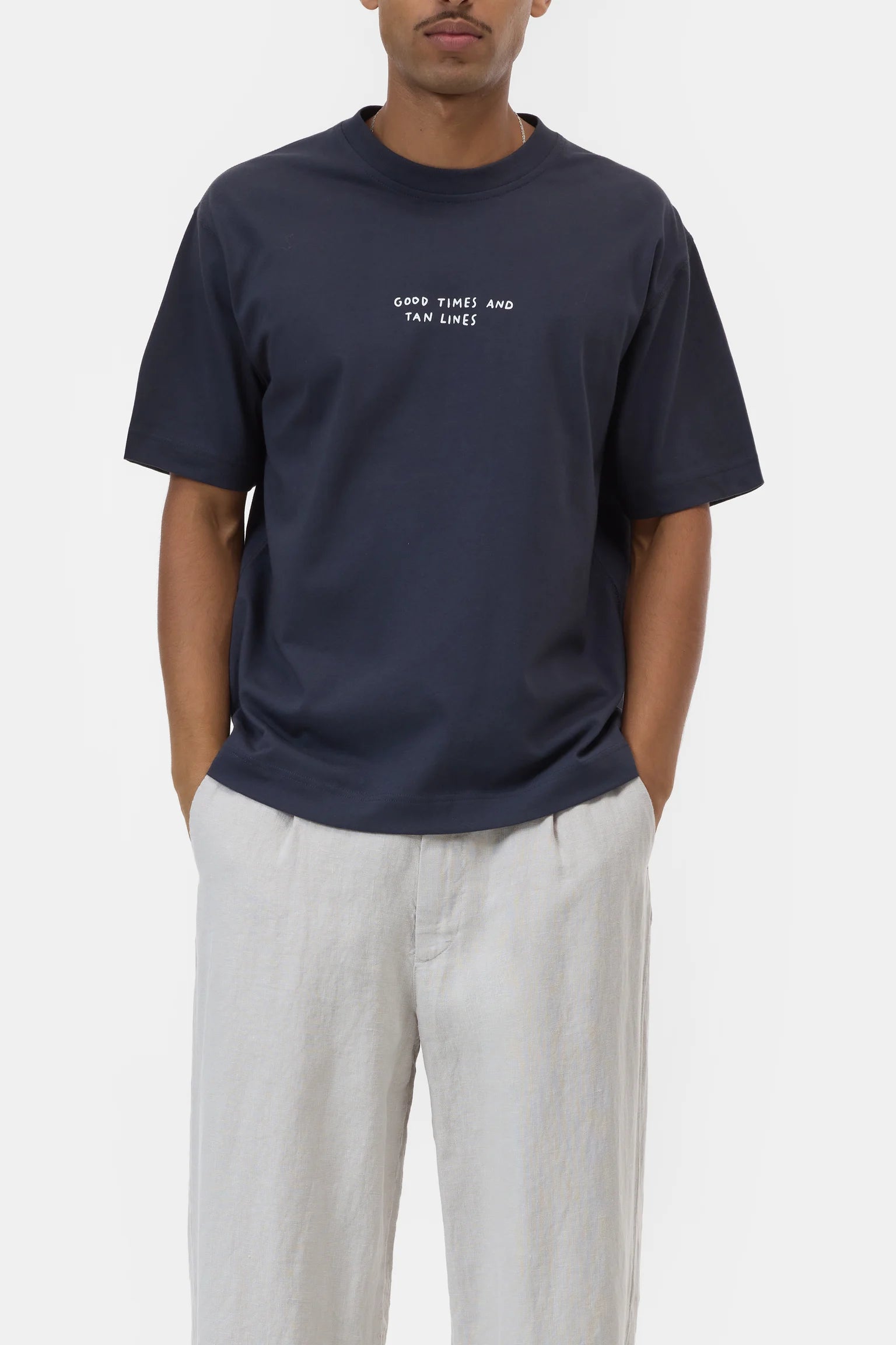 PRINTED TEE - BLACK