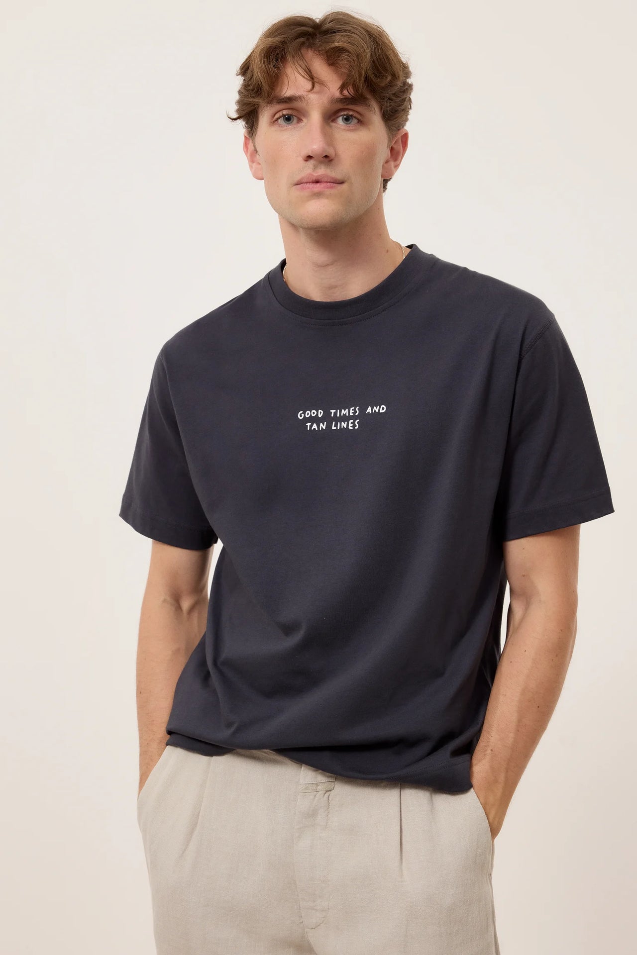 PRINTED TEE - BLACK
