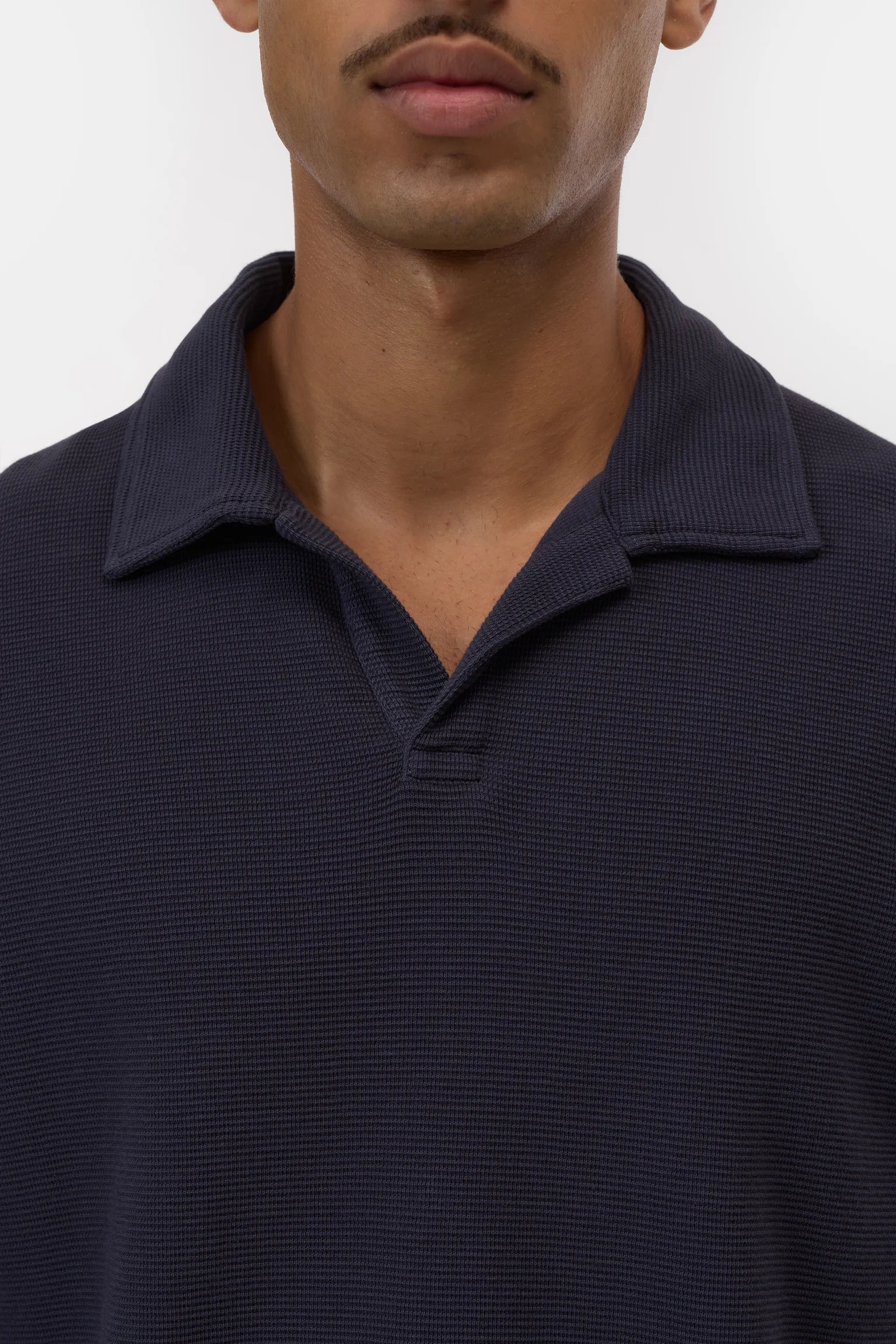 WAFFLE POLO - DARK NIGHT