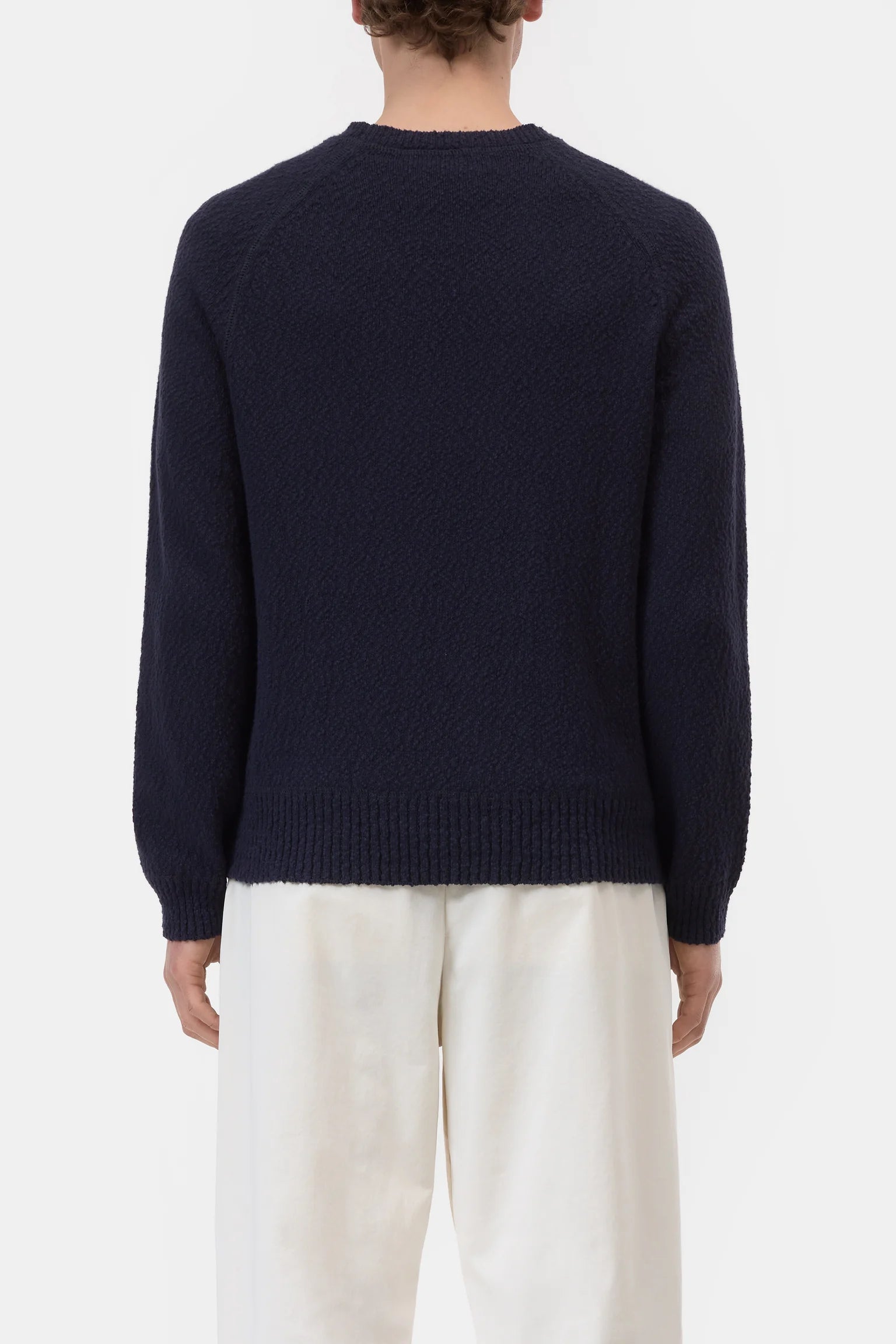 OVERLOCK RAGLAN JUMPER - DARK NIGHT