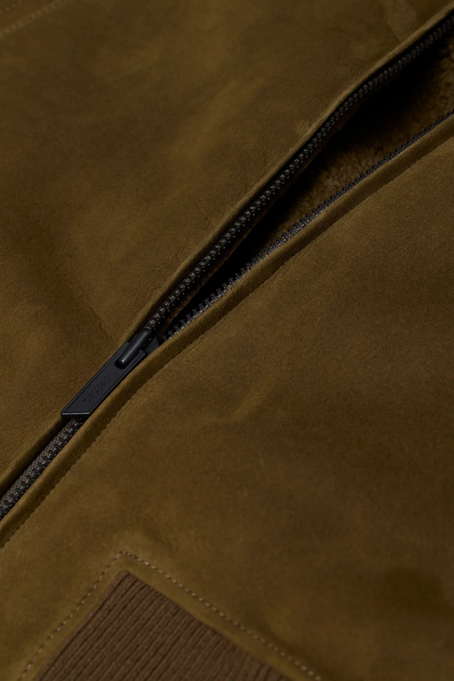 SHEARLING JACKET - MARSH GREEN