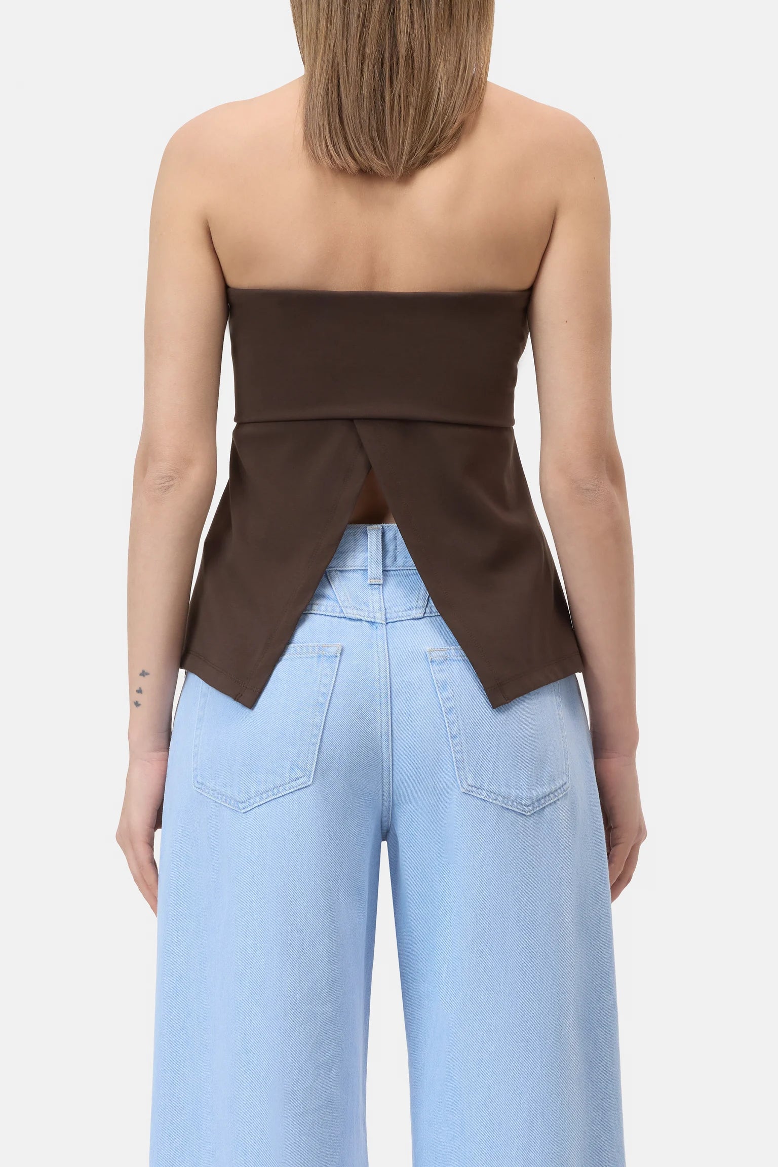 PEPLON TOP - MAPLE BROWN