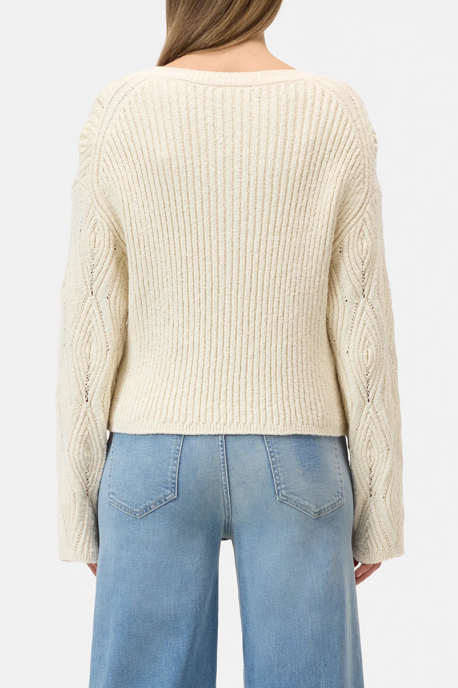 CREWNECK SWEATER - WITHERIT BEIGE