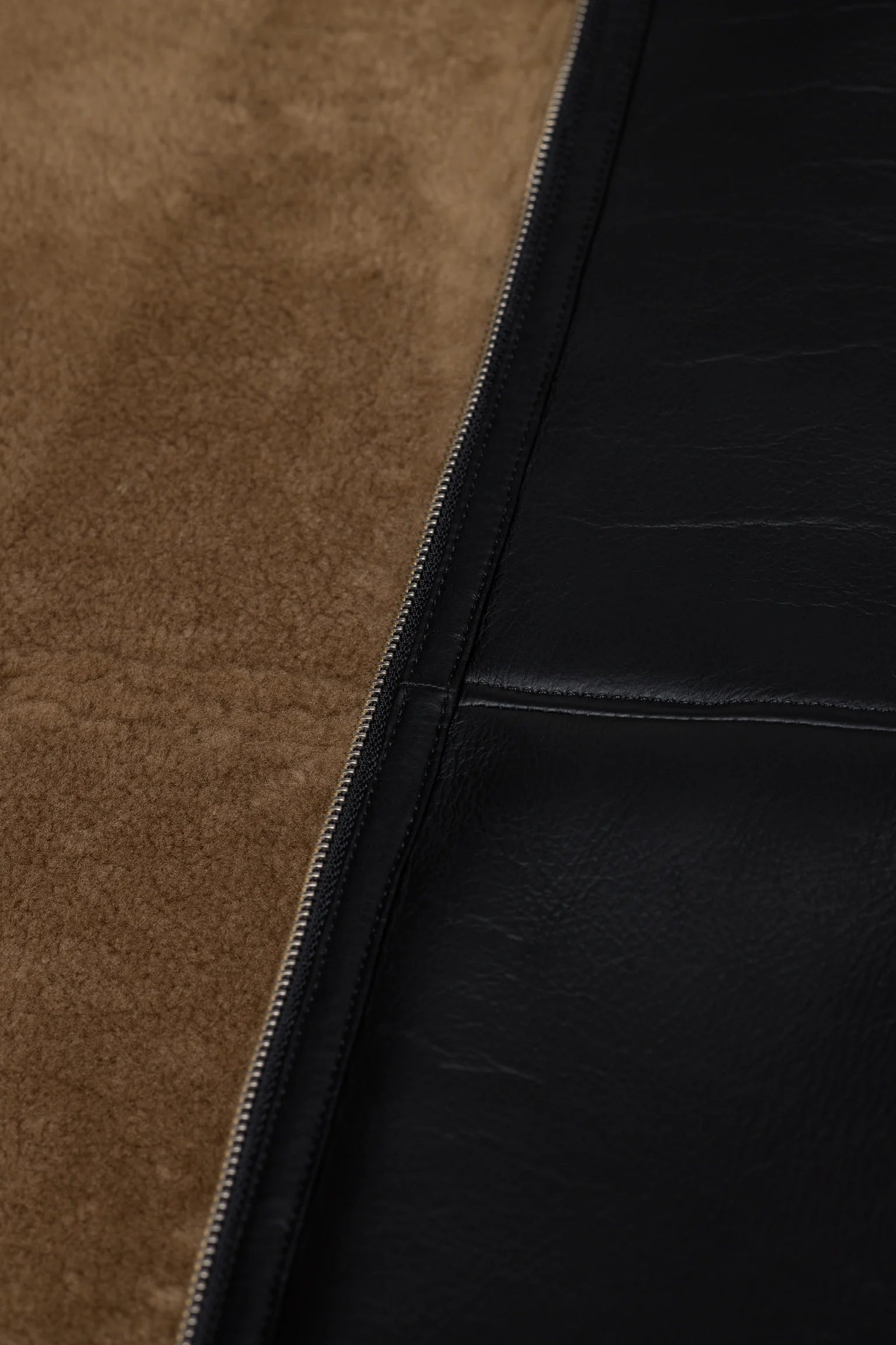 SHEARLING JACKET - BLACK