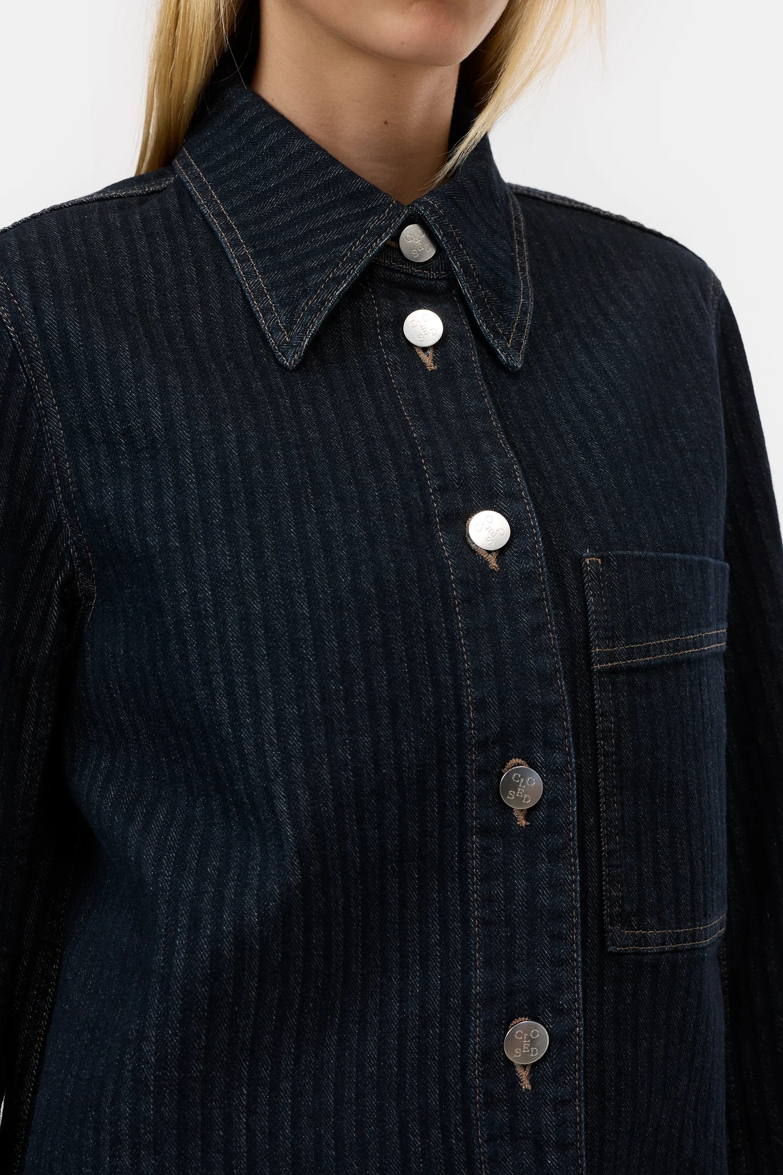 SLIM JACKET - DARK BLUE