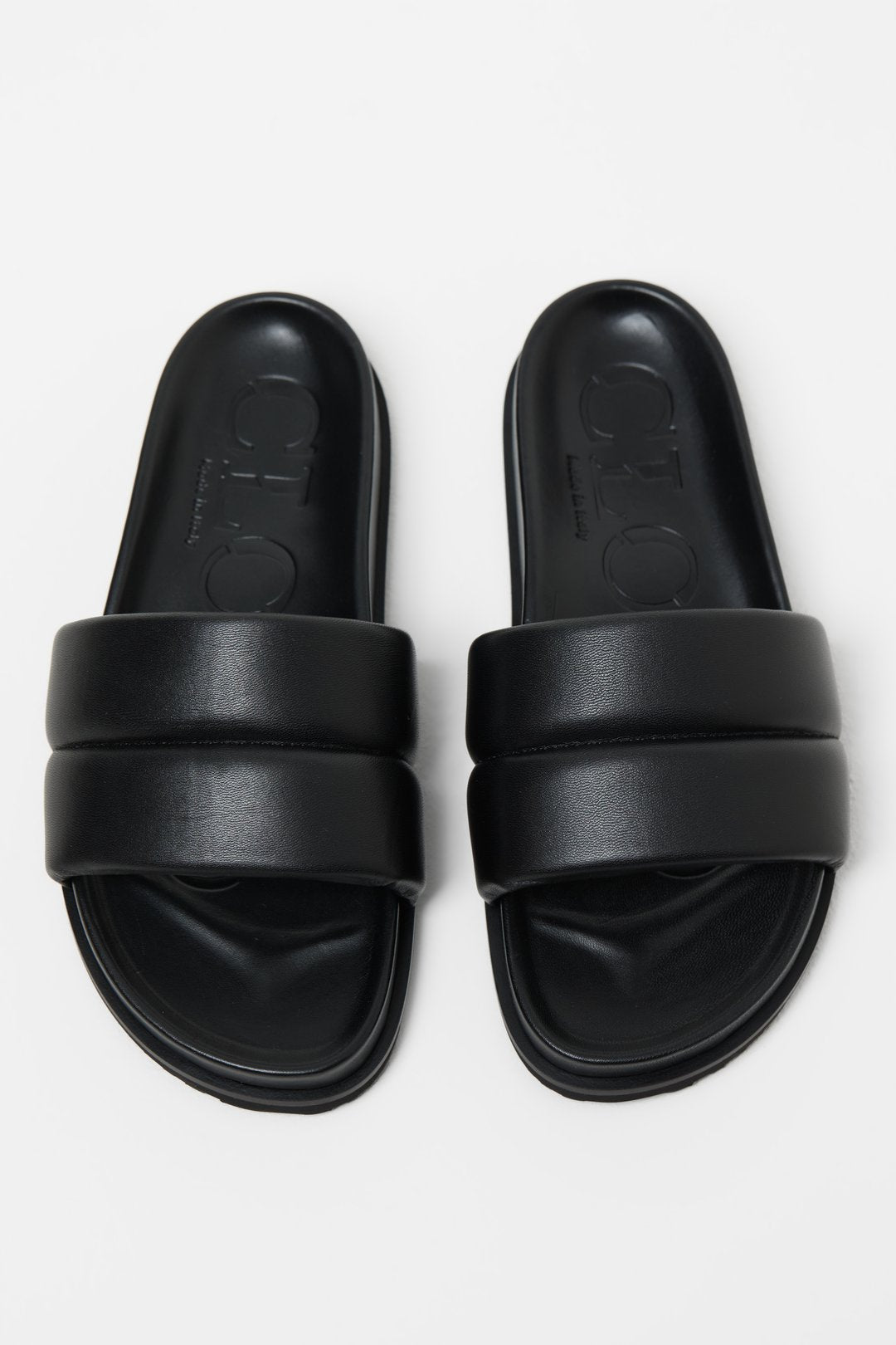 SLIPPER SANDAL - BLACK