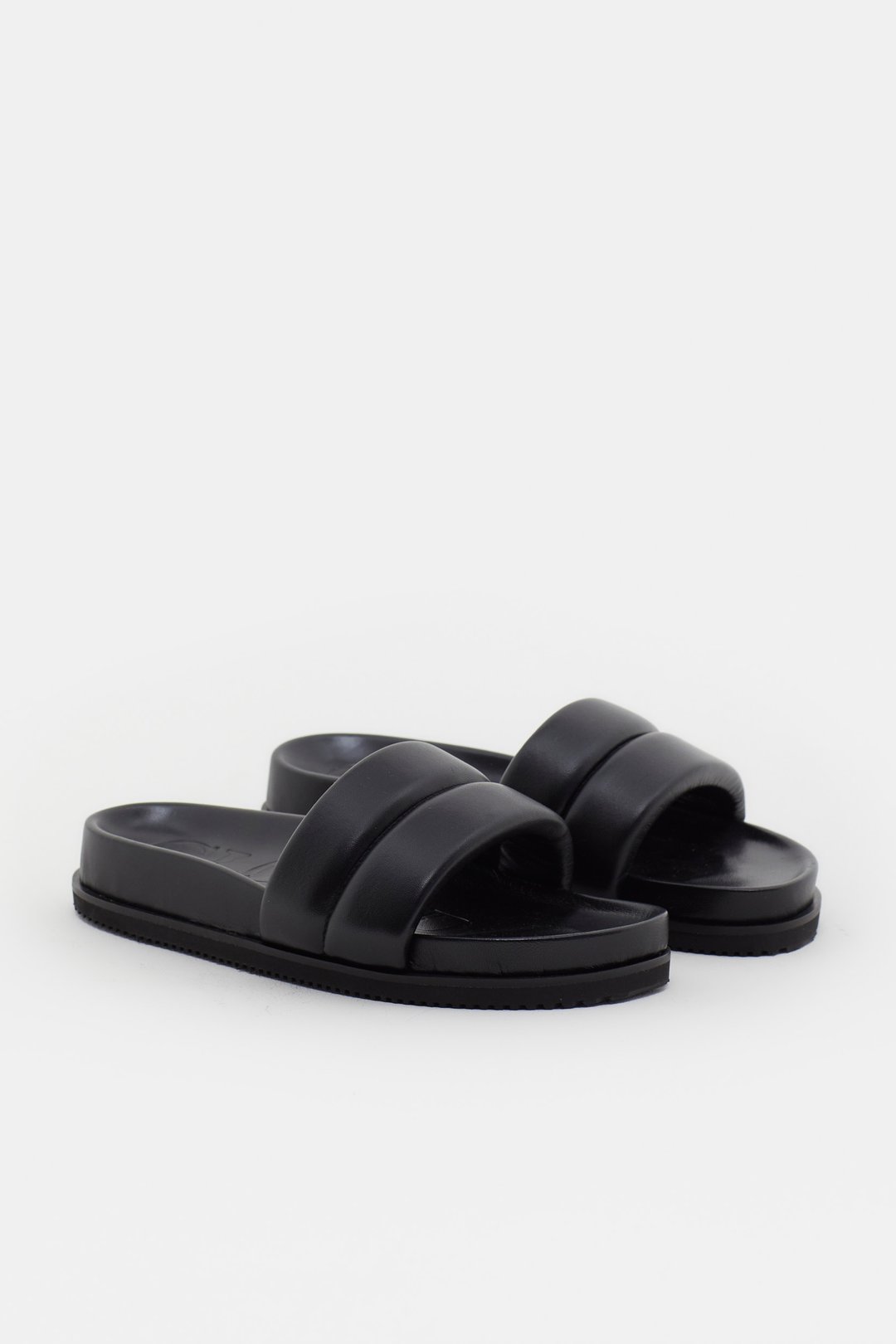 SLIPPER SANDAL - BLACK