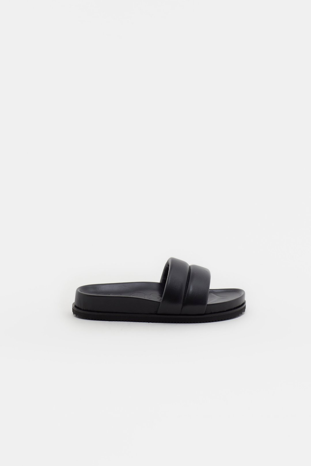 SLIPPER SANDAL - BLACK