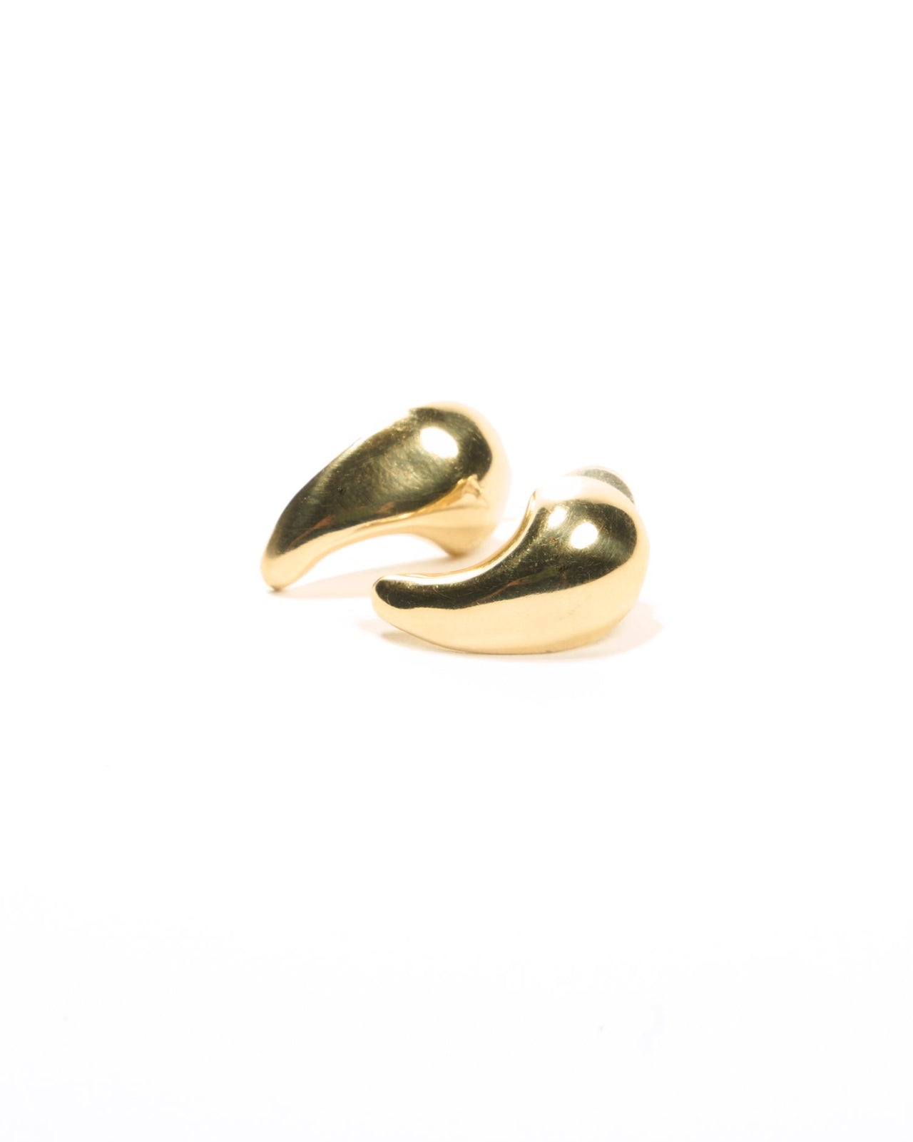 COMMA EARRINGS - BRASS