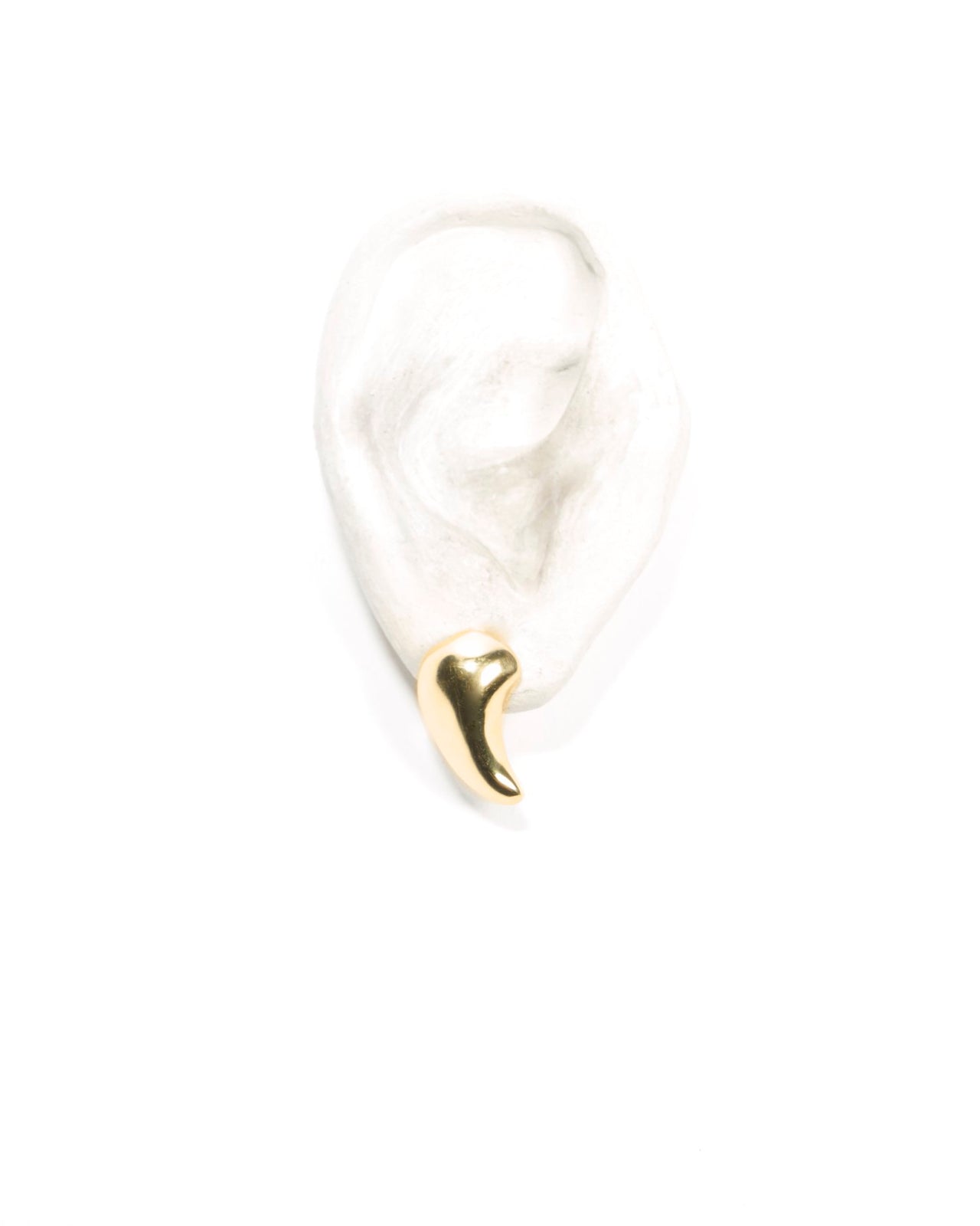 COMMA EARRINGS - BRASS