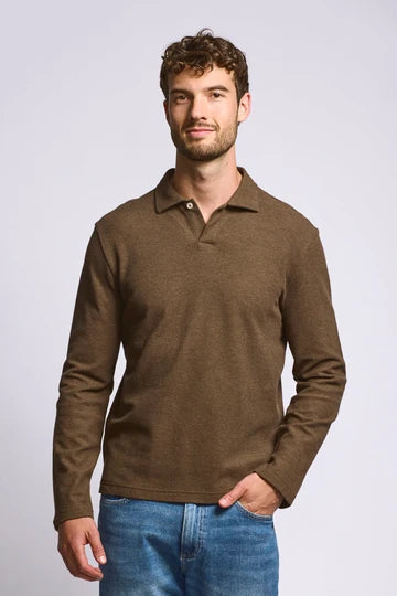 LONG SLEEVE PIQUE POLO