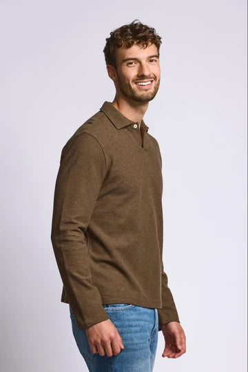 LONG SLEEVE PIQUE POLO