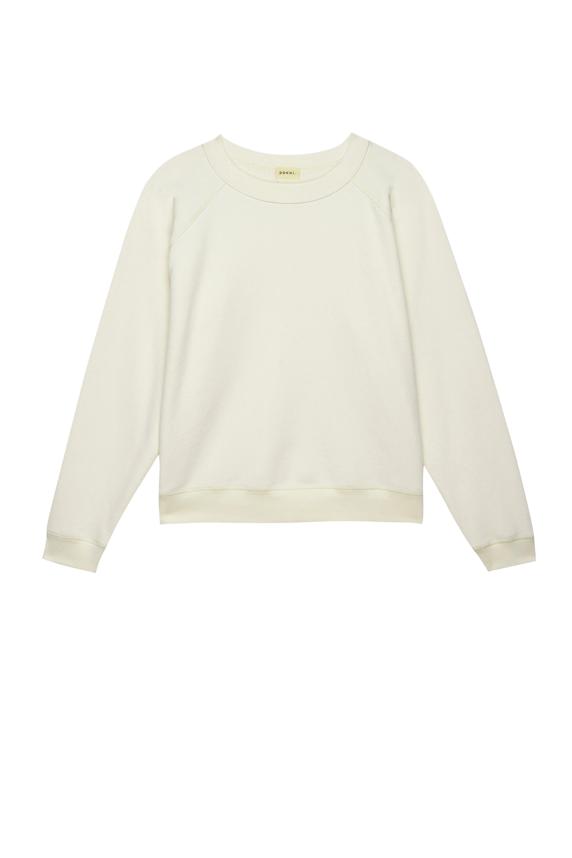 ECO-TERRY CREWNECK - CREME