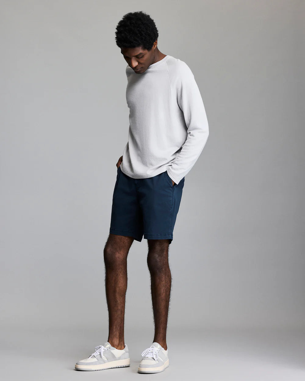 RAGLAN CREW - SILVER