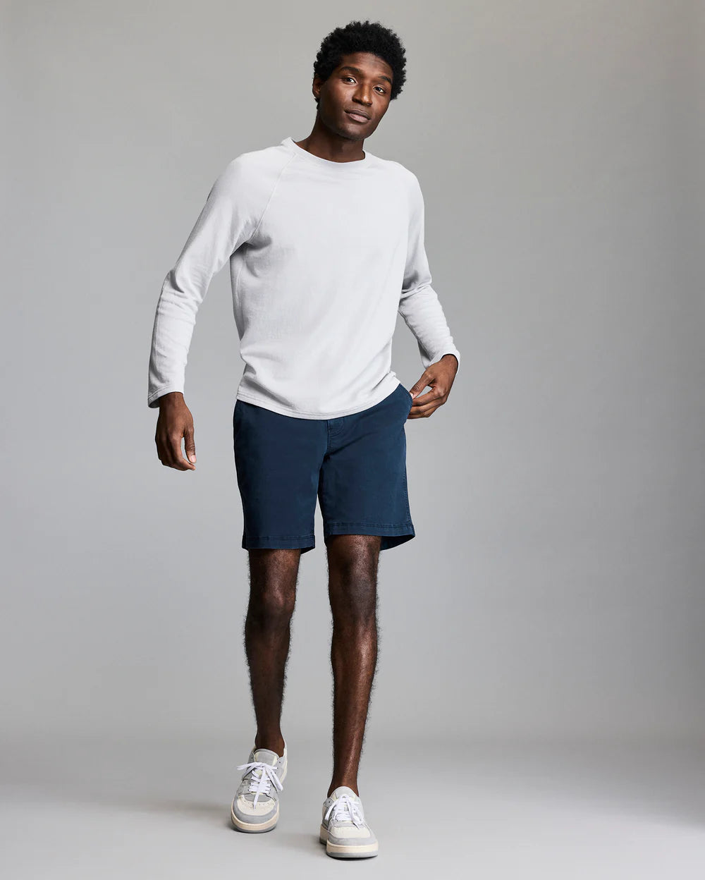 RAGLAN CREW - SILVER