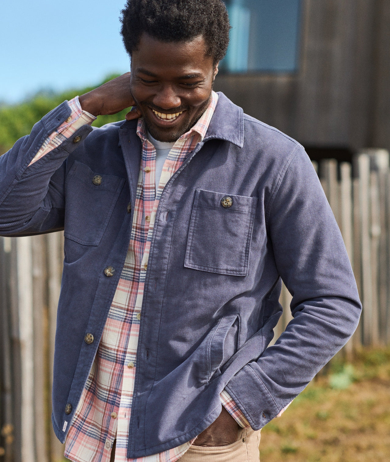 MAX MOLESKIN OVERSHIRT - MOOD INDIGO
