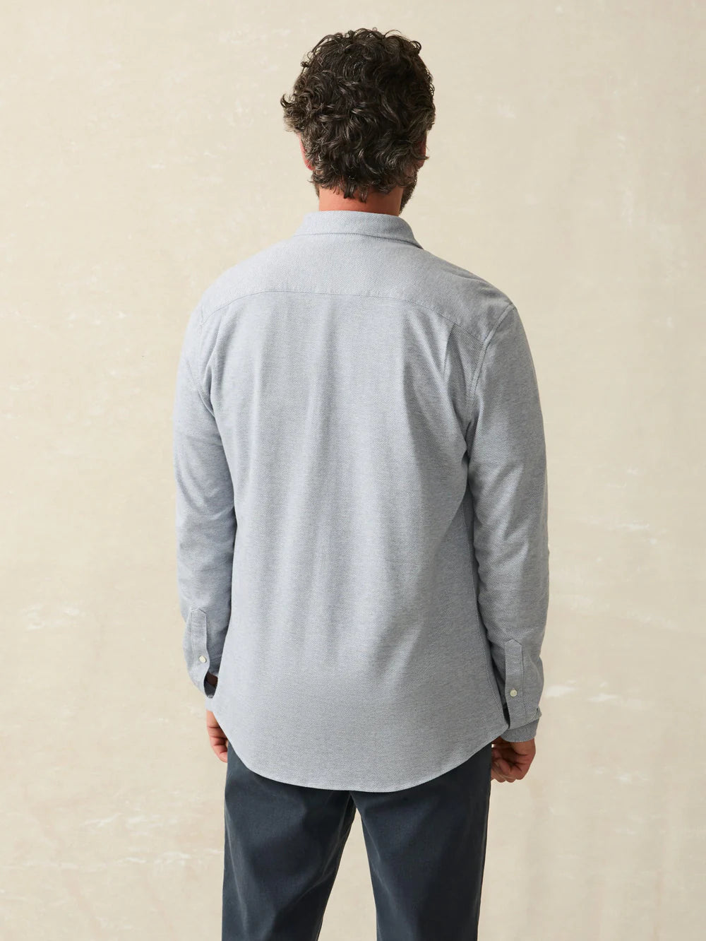 COASTLINE KNIT SHIRT - OCEANSIDE BLUE